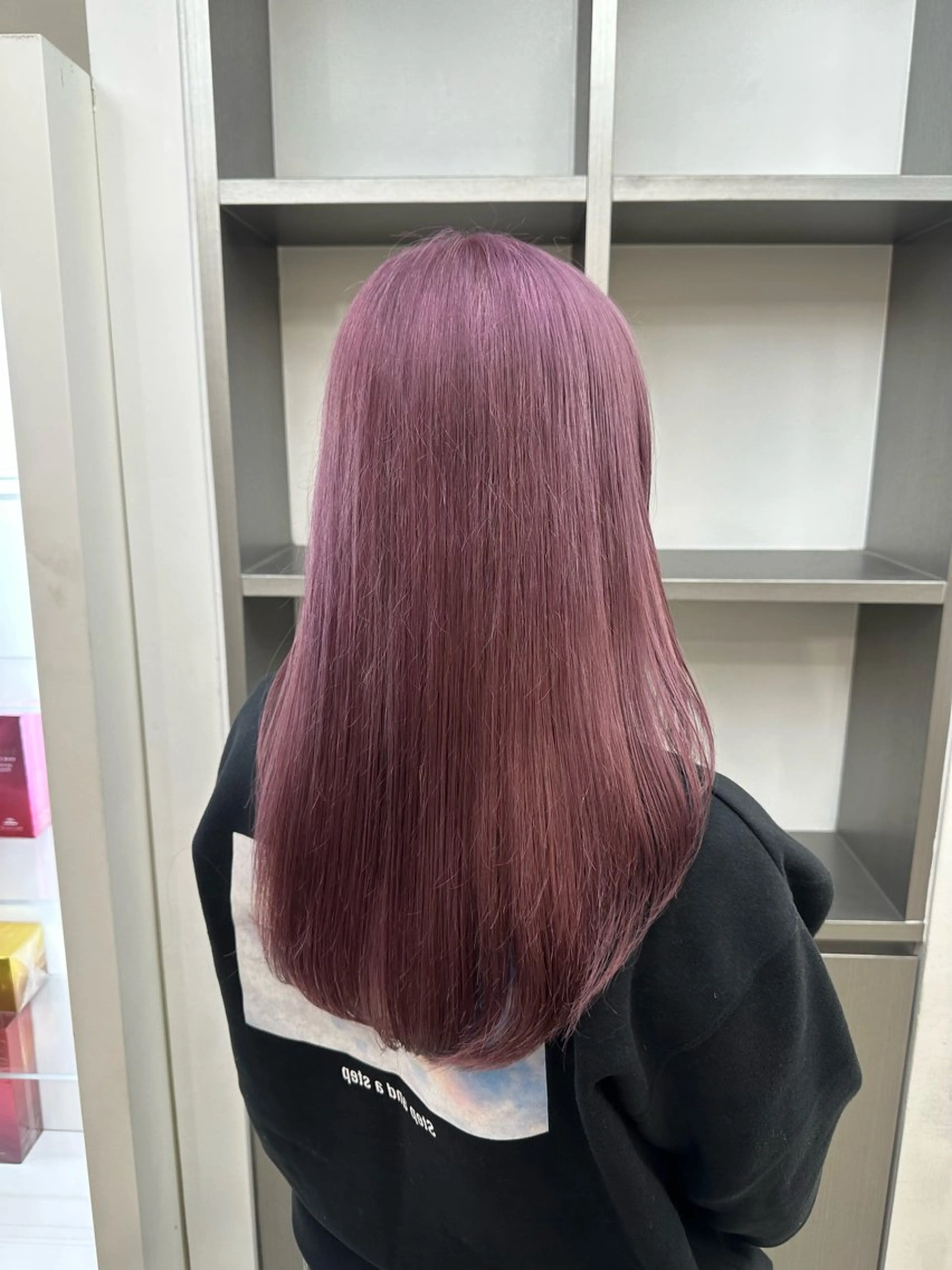 セミロング カラー パーマ ヘアアレンジ 暖色💖ツヤ髪💖 masae🌼のヘアスタイル