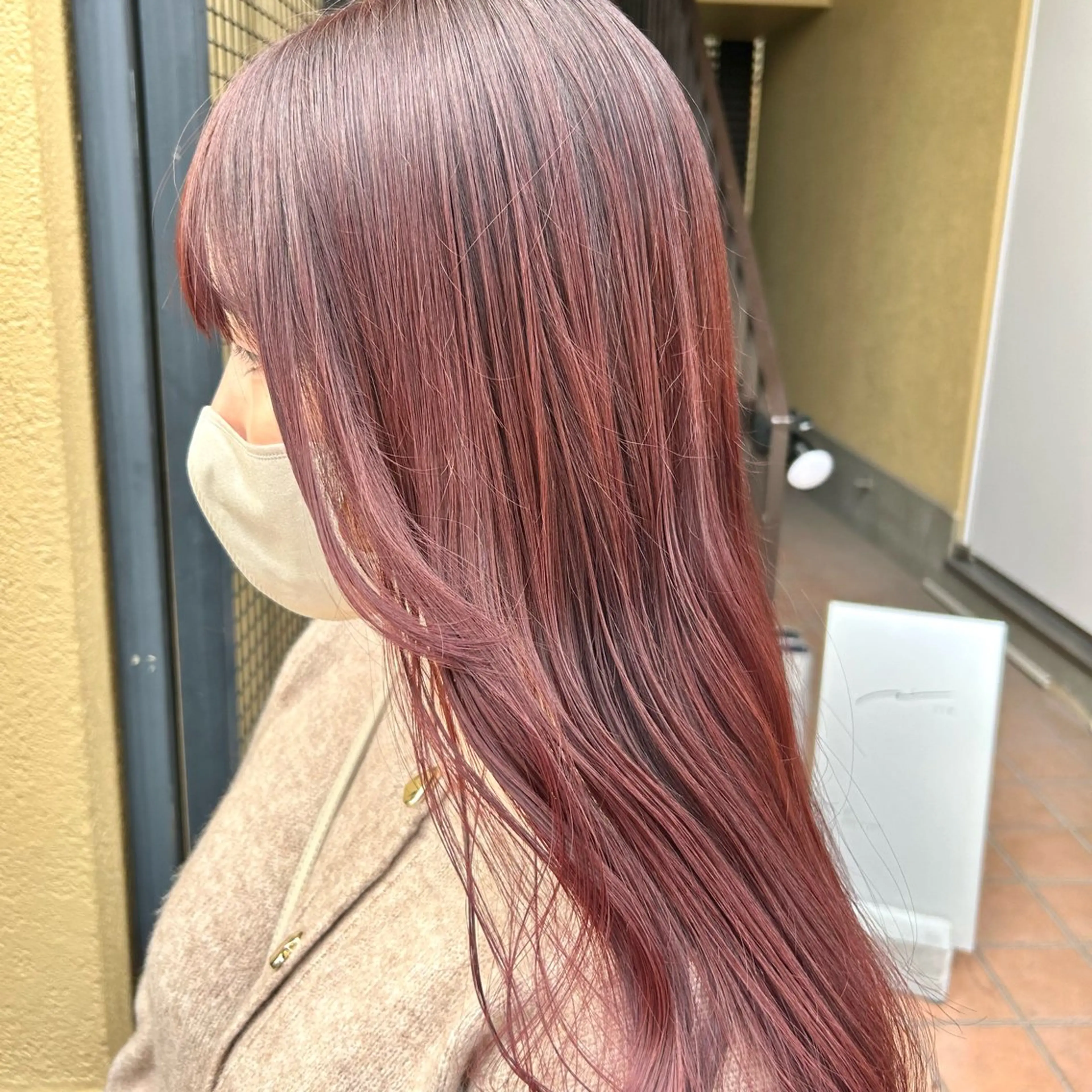 ロング カラー écouter所属・ジェンダーレスカット ハイトーン/カイセイのヘアスタイル