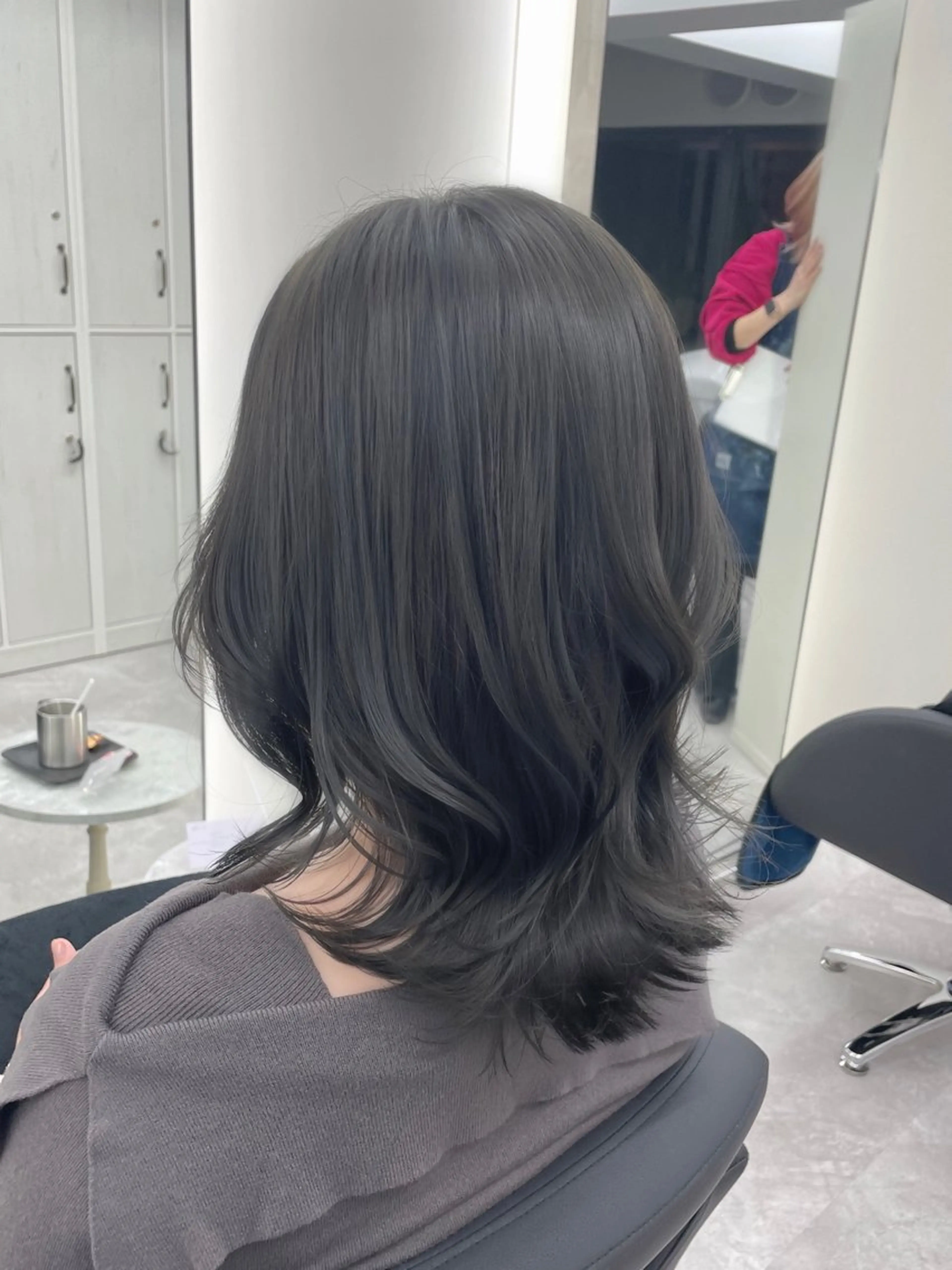 ロング カラー 髪質改善/赤み消し ブリーチなし心斎橋のヘアスタイル