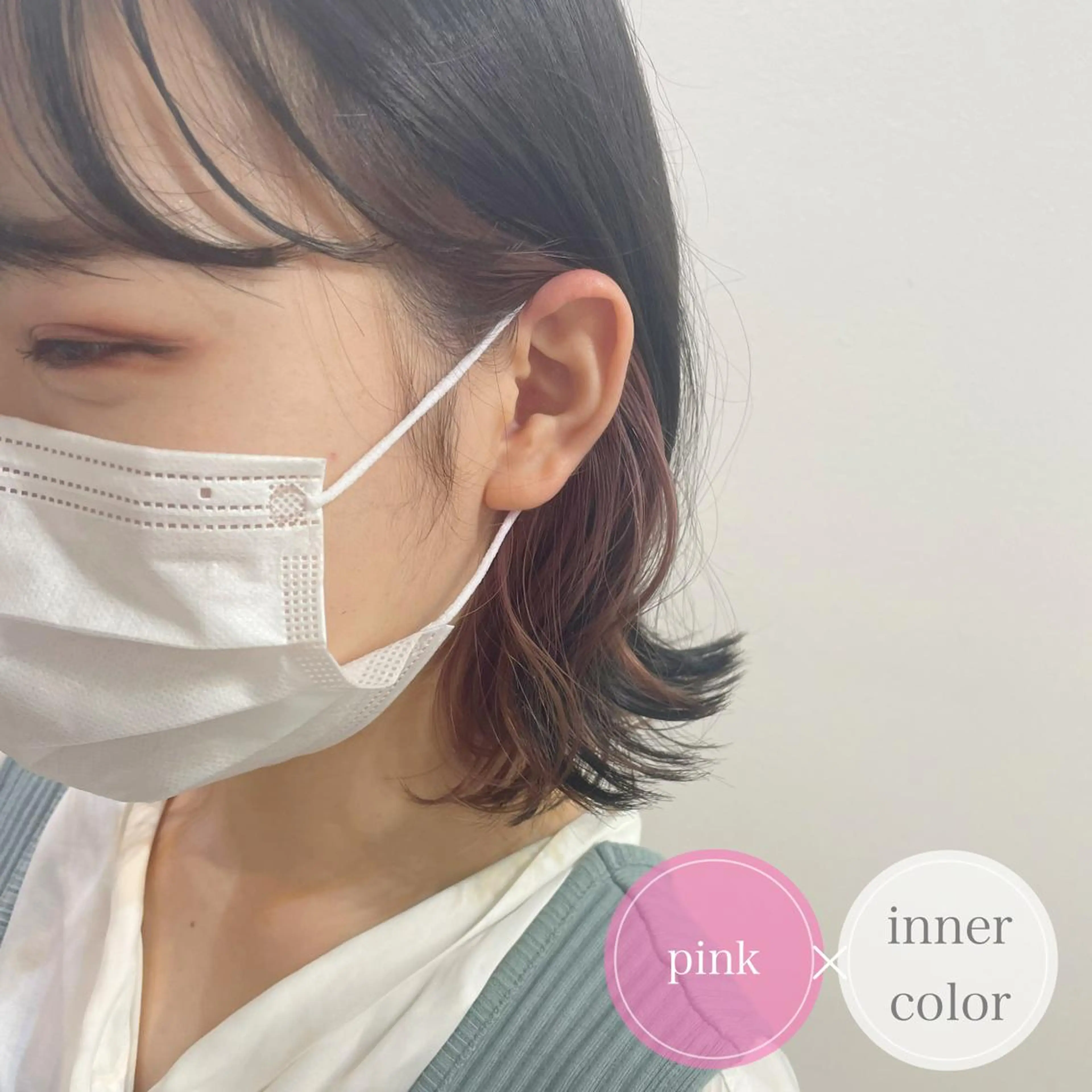 ショート カラー ショートボブ 透明感カラー ディープラベンダー デザインカラー ダブルカラー カット ヘアカラー ショート・ボブ💫 シブヤトモヒロのヘアスタイル