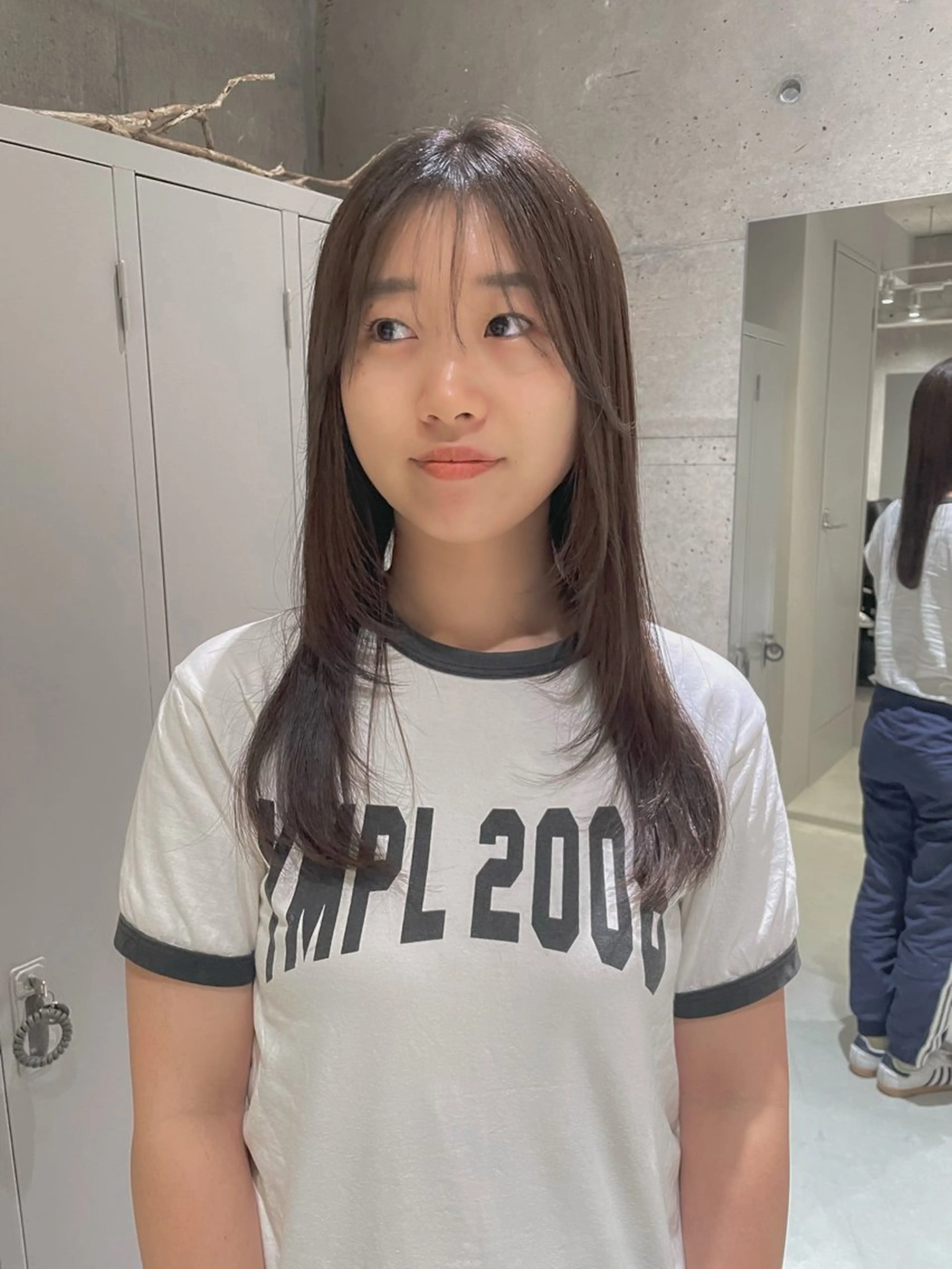 小顔後毛、前髪カット+ケアカラー🩵🫧の写真