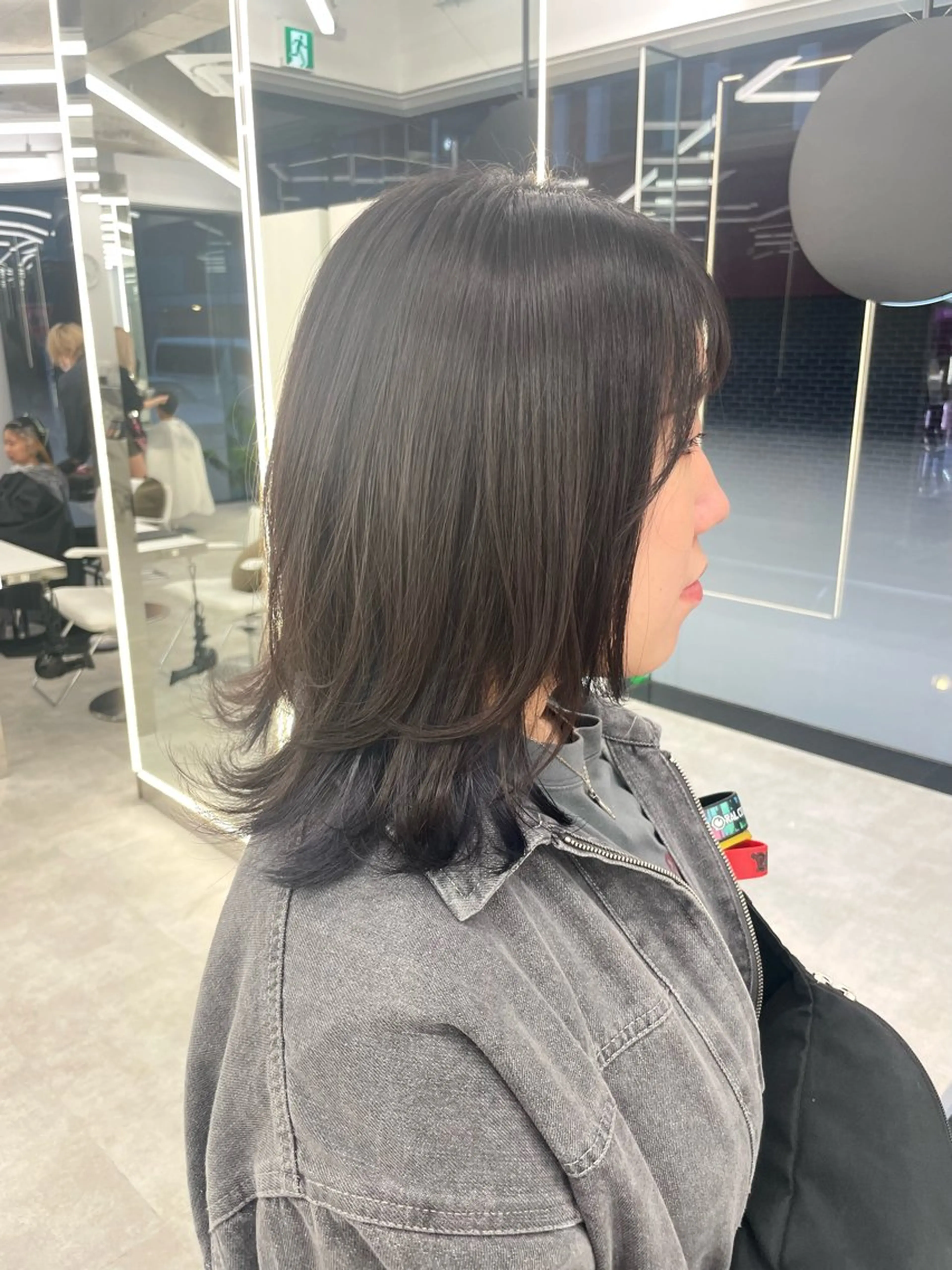 セミロング カラー ヘアアレンジ カット ヘアカラー 【Sweep】おじま のぞみのヘアスタイル