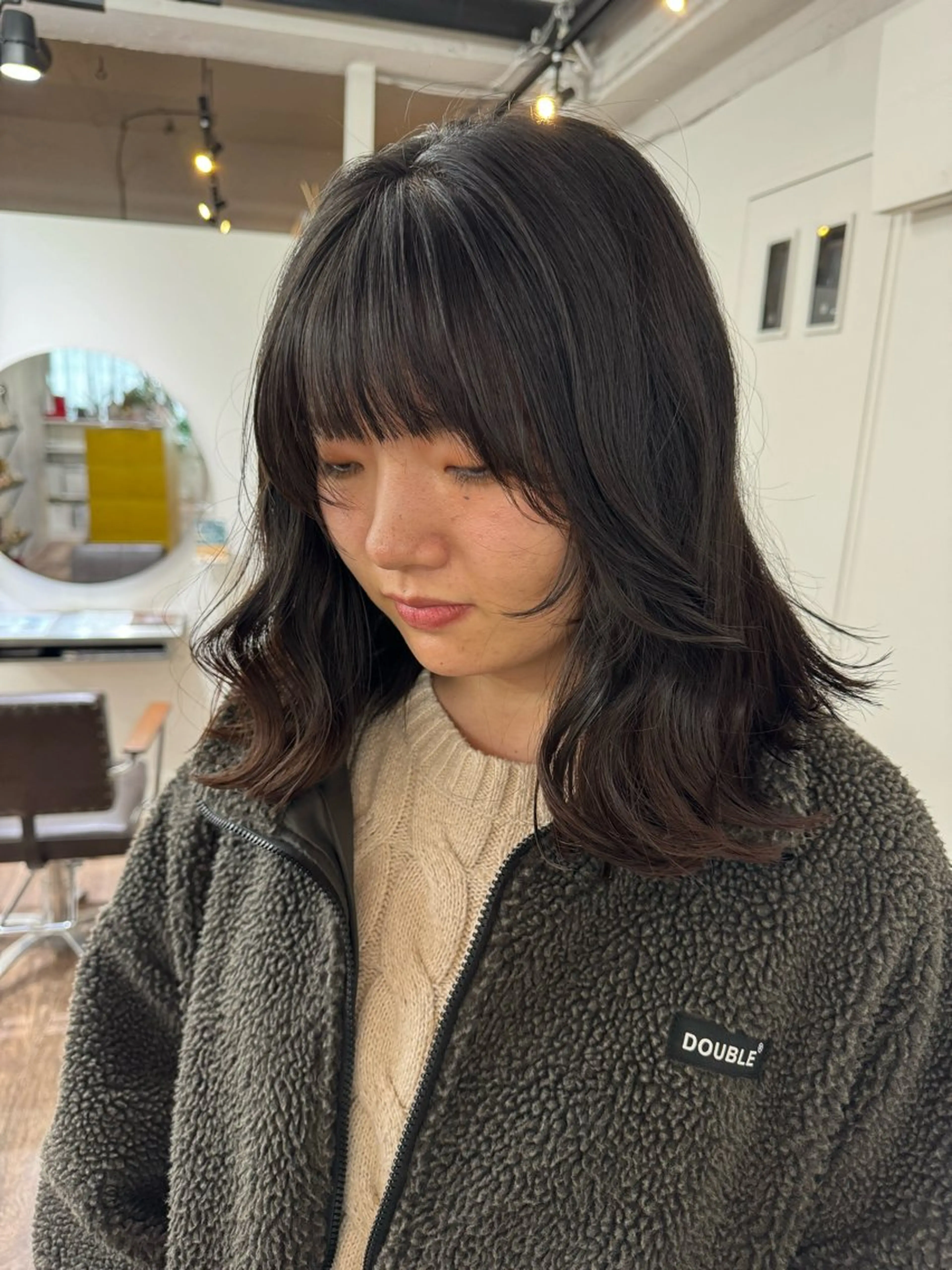 ミディアム 赤み無し柔らかカラー 【梅田】madokaのヘアスタイル