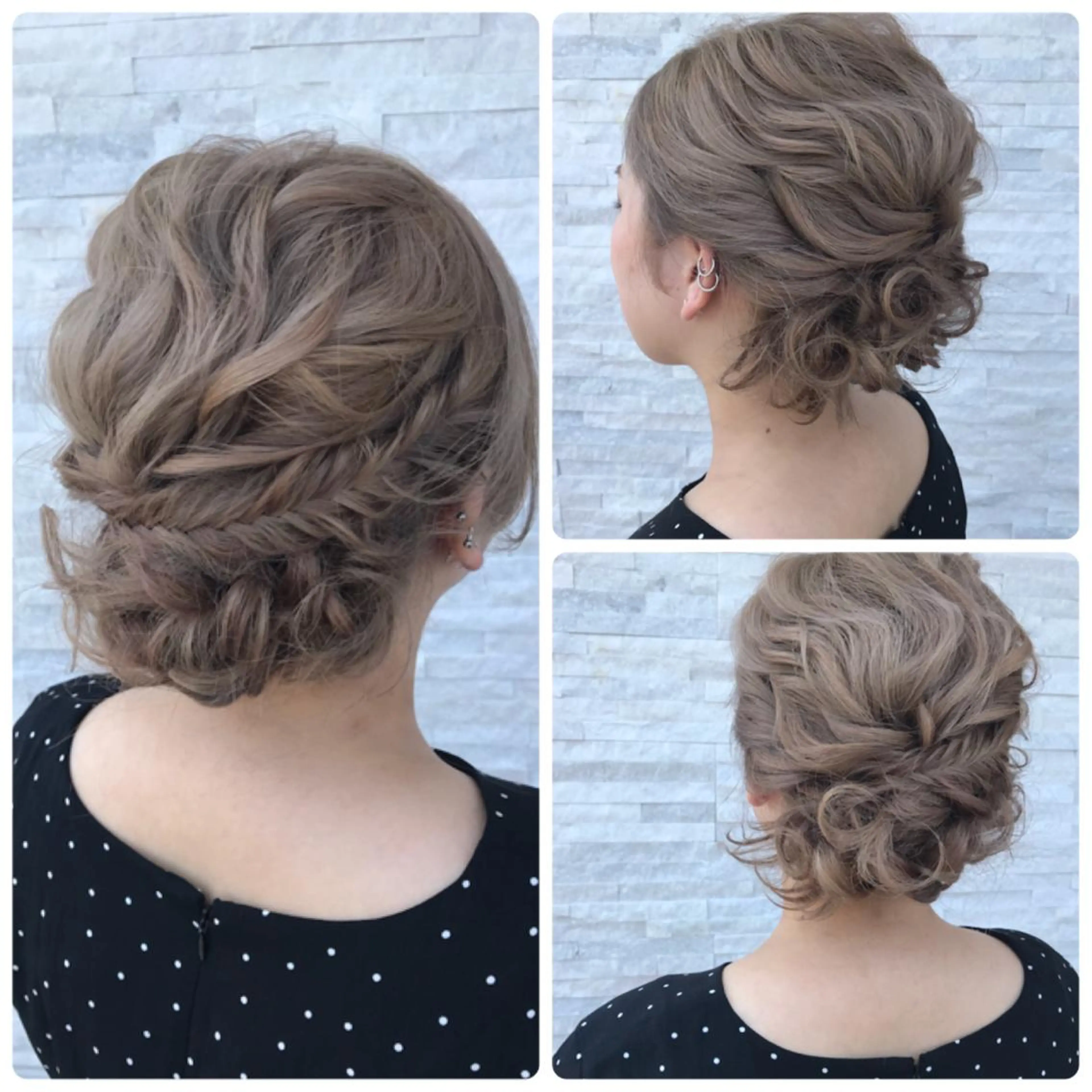 ミディアム カラー パーマ ヘアアレンジ メンズ 美容室 ソンリエのヘアスタイル