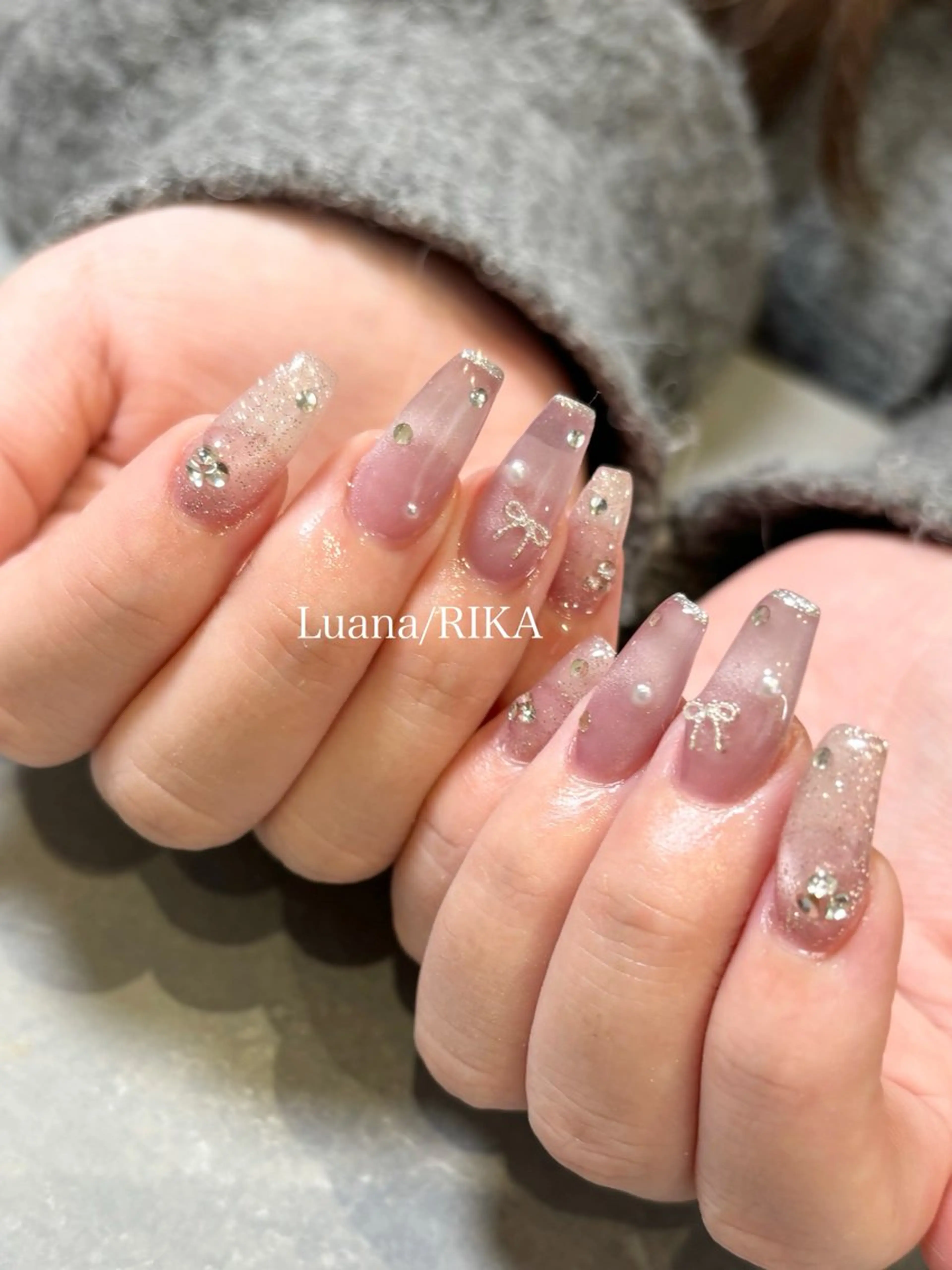 ネイル ハンドネイル Nail Salon Luana Rikaのネイルデザイン