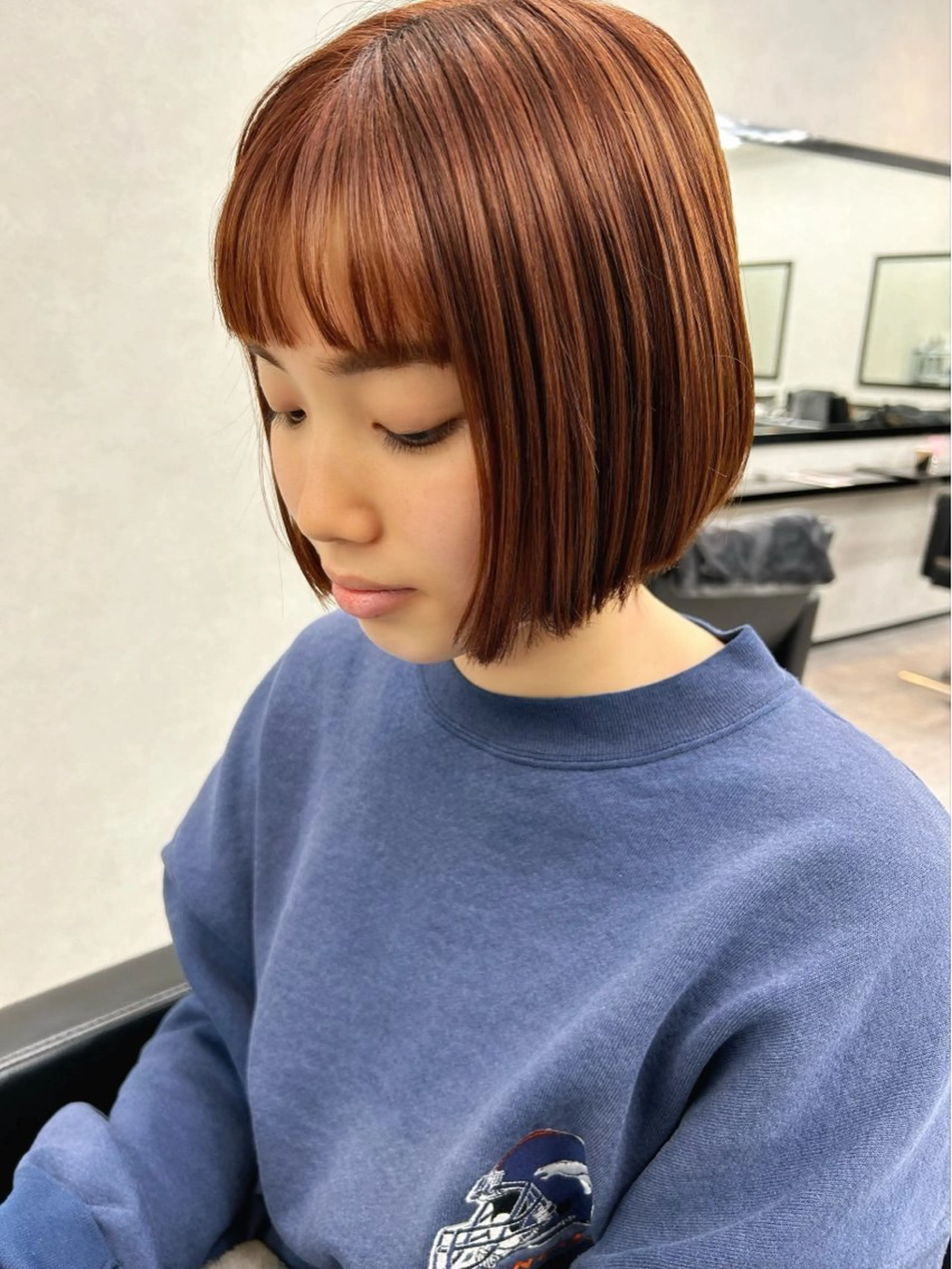 ミディアム ボブ ナカジマ ナナのヘアスタイル