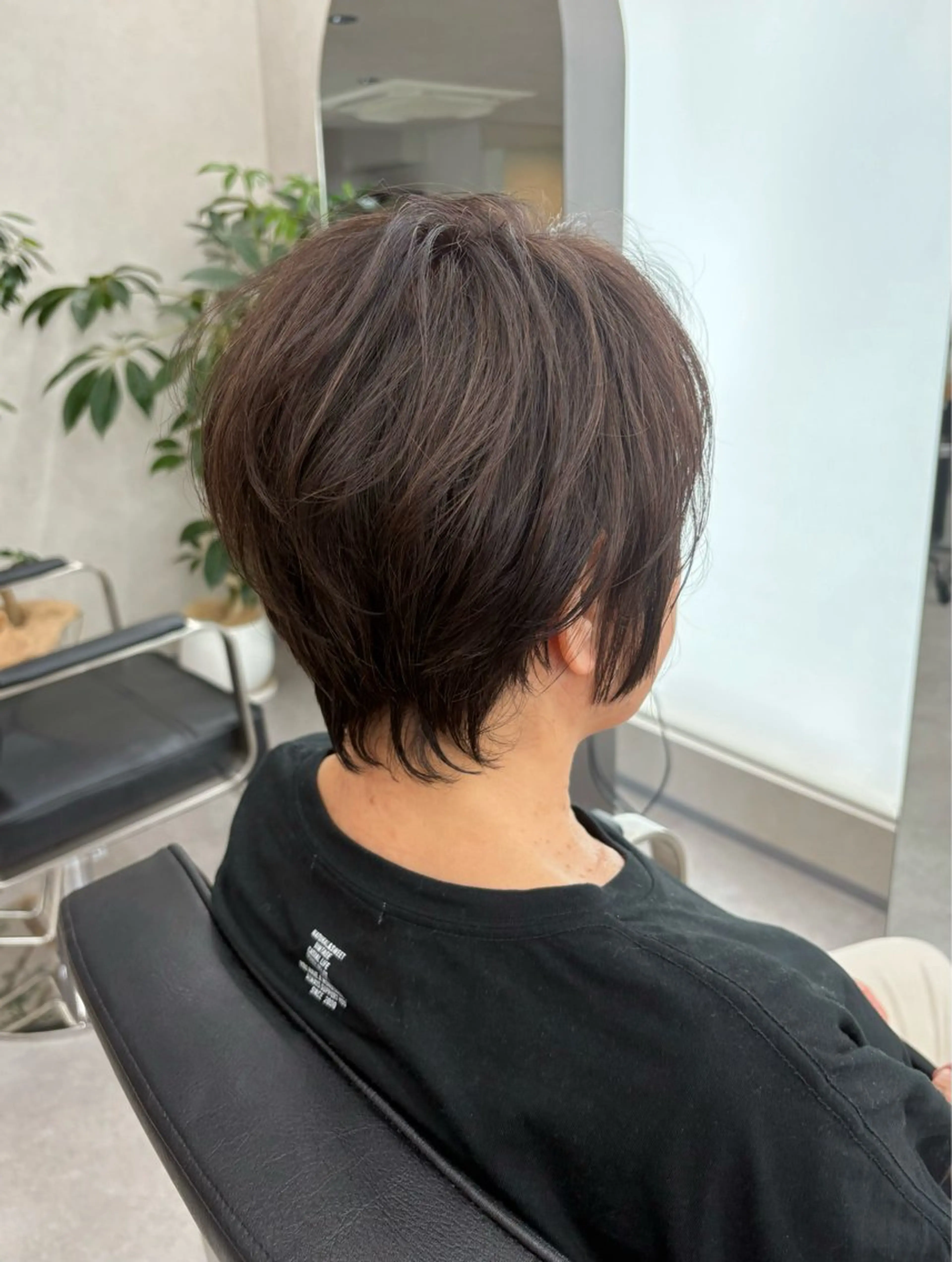 ショート カラー 透明感カラー ショートヘア カット ヘアカラー qumu 横浜所属・【横浜】ショートボブ /縮毛矯正/神永のヘアスタイル