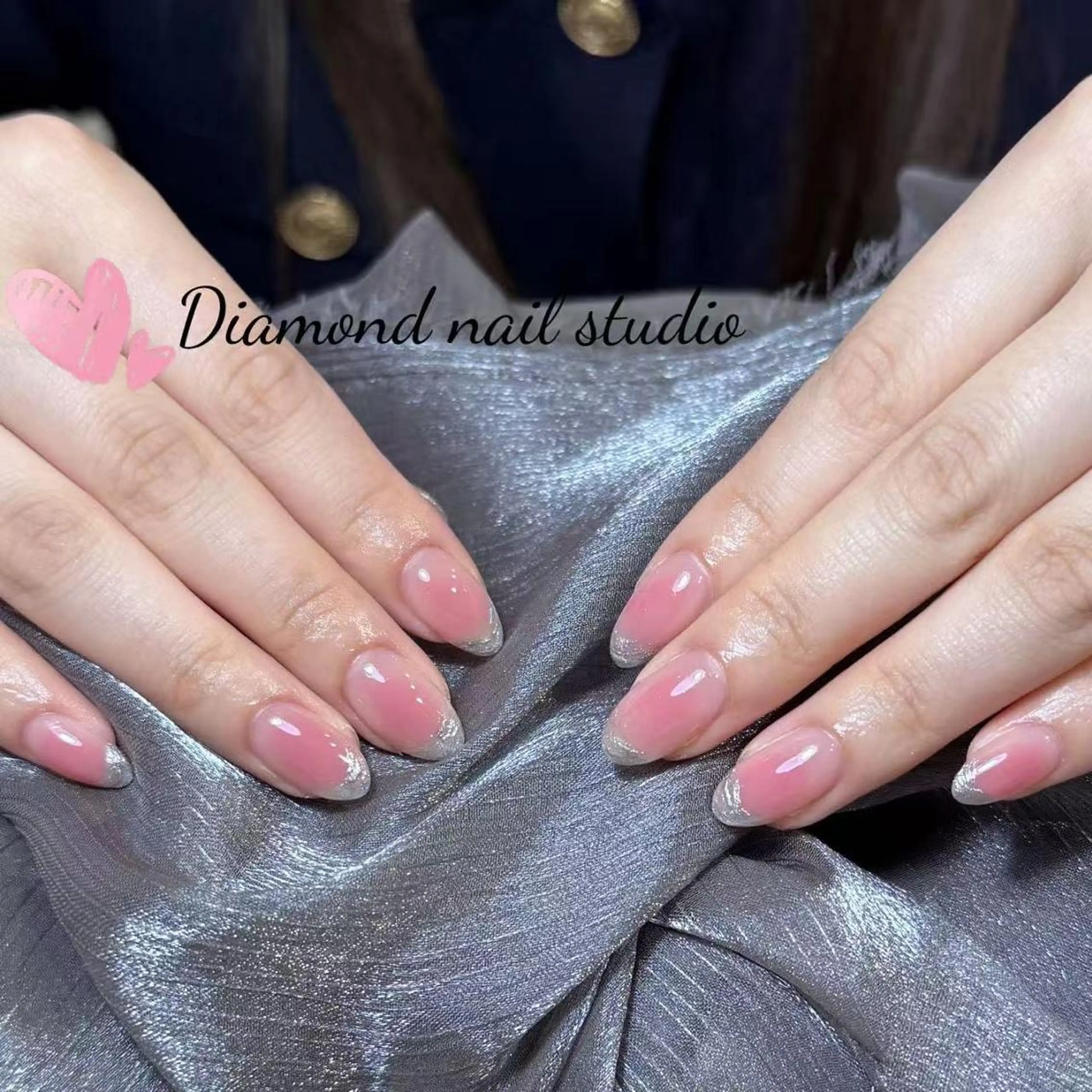 ネイル アートネイル オーロラネイル ガーリー キラキラネイル マグネットネイル DIAMOND 💅のネイルデザイン