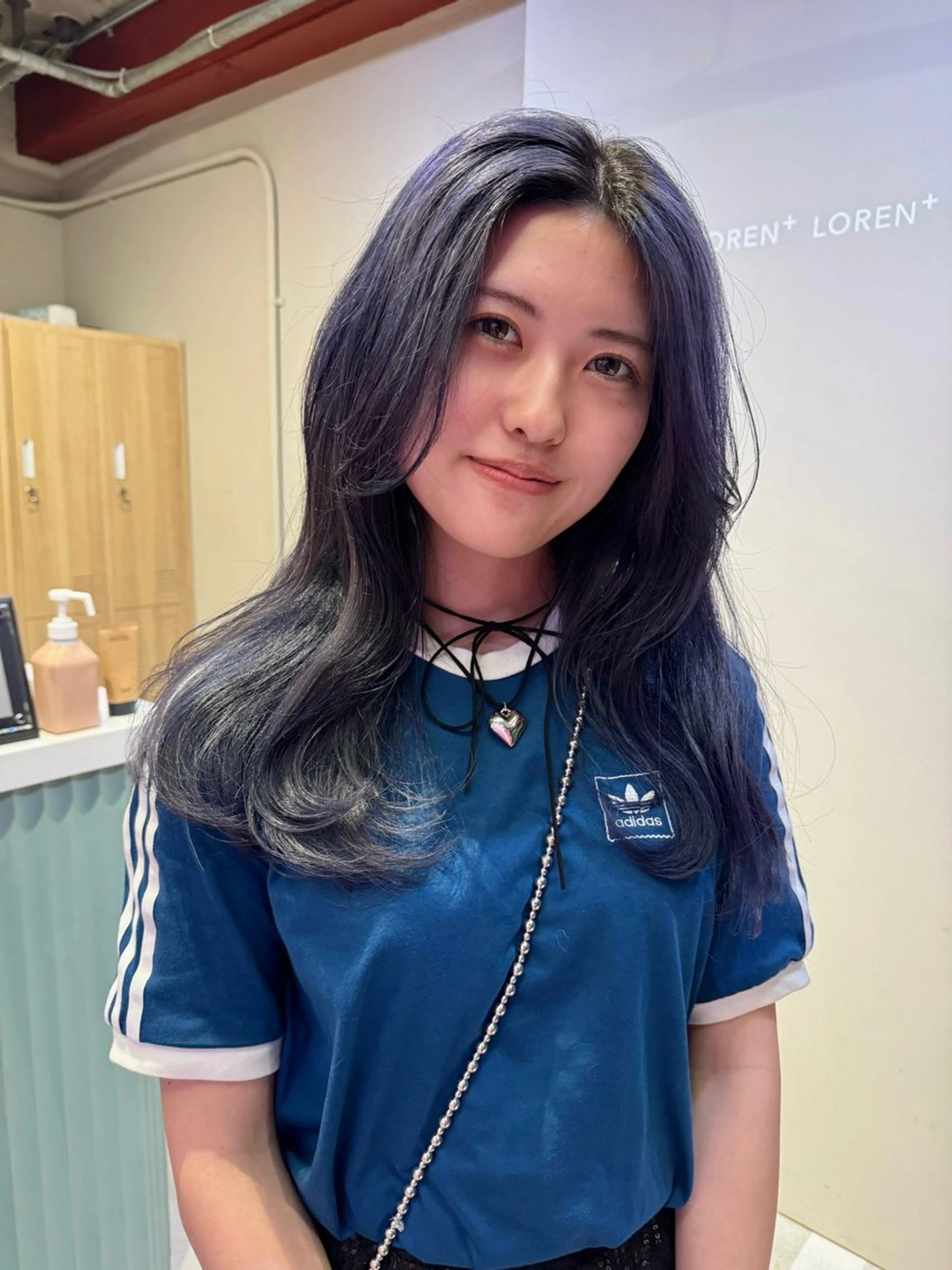 ロング カラー ブリーチ ラベンダーカラー ヘアカラー 透明感×レイヤーカッ ト🌼kiraraのヘアスタイル