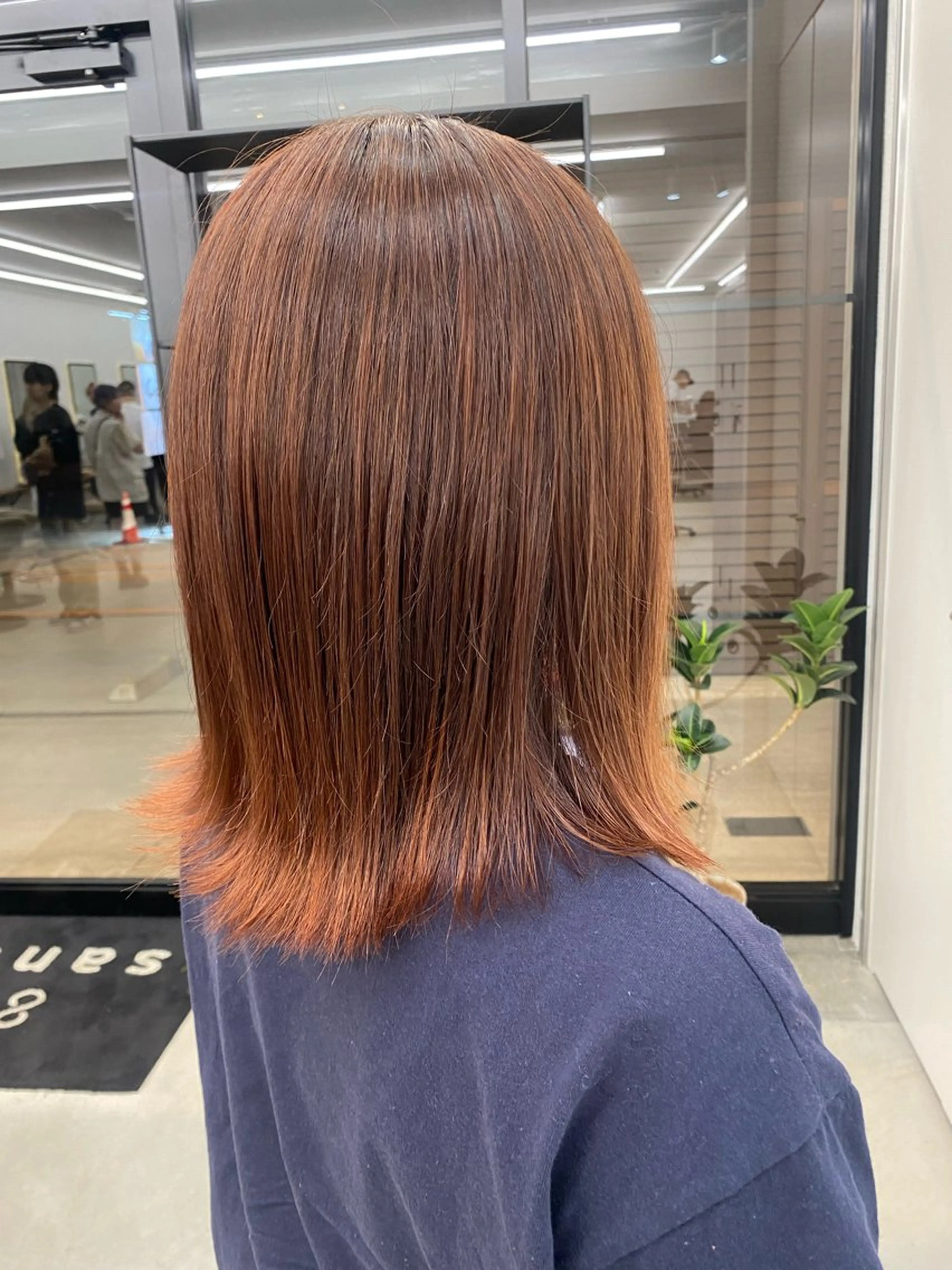 ミディアム カラー 地毛風縮毛/ 巻ける縮毛/山下凌生のヘアスタイル