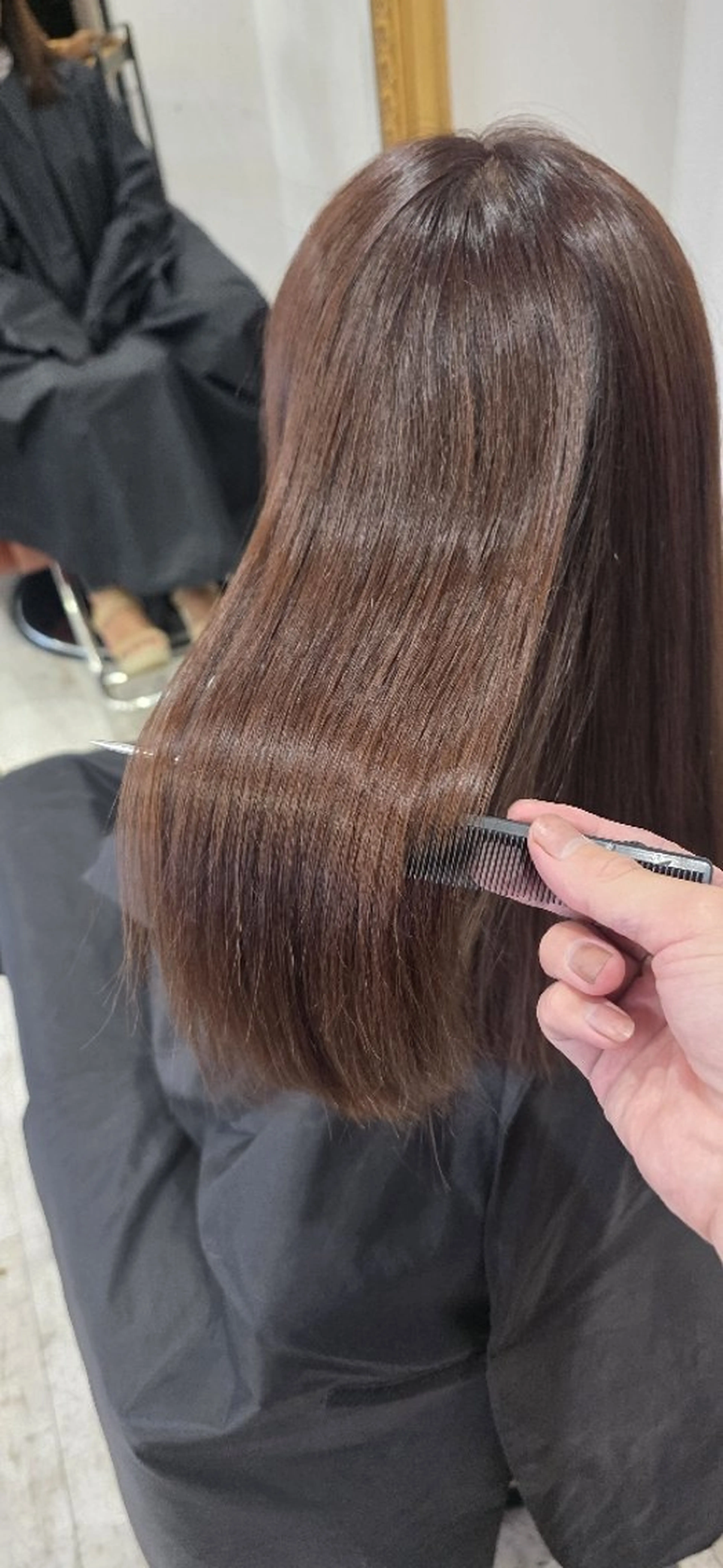 カラー 髪質改善 縮毛矯正 ヘアカラー Esprit de Solidarite所属・川瀬 夢来のヘアスタイル