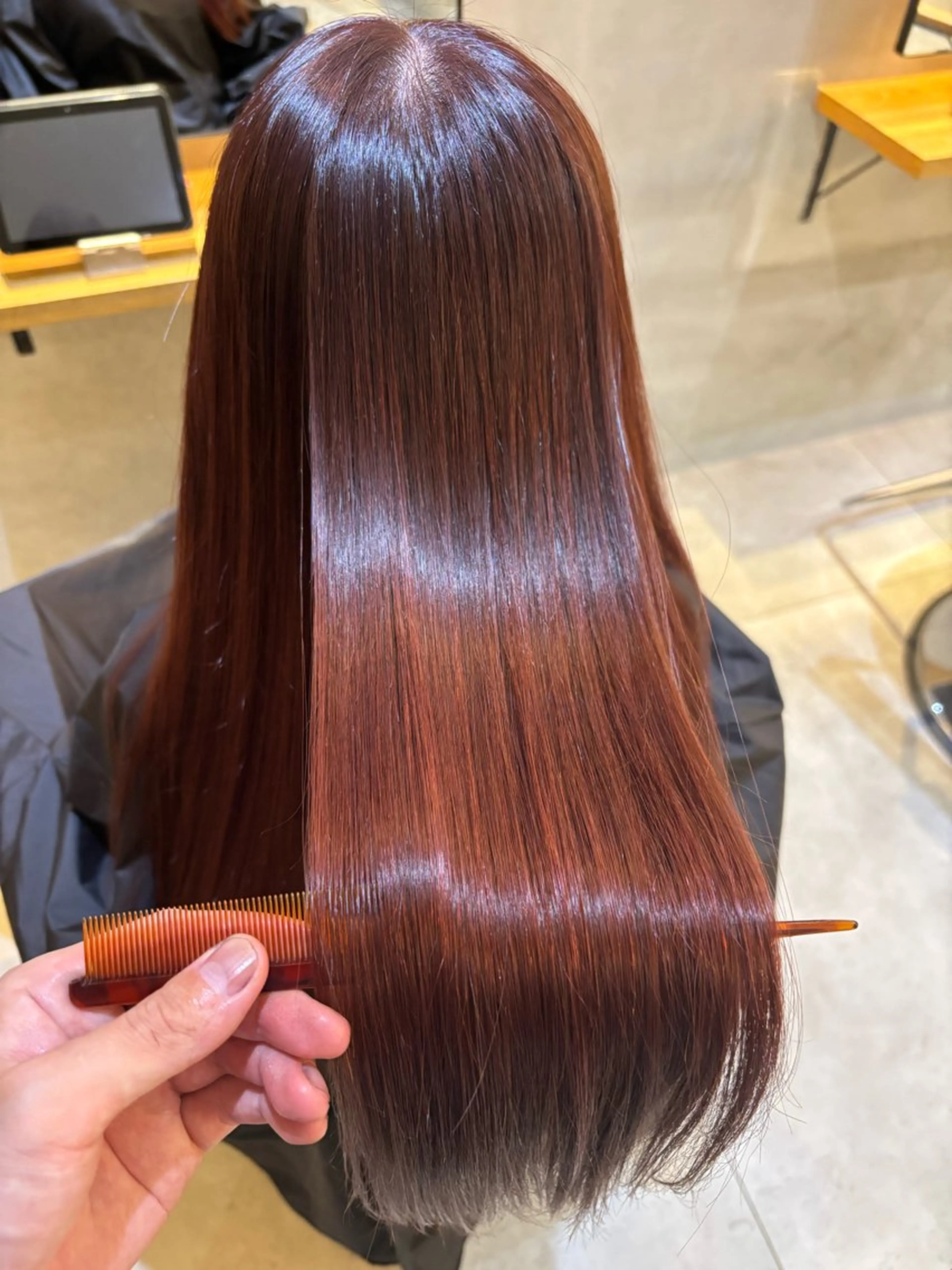 【2番人気♪】似合わせカット✂️+低ダメージカラー❣️+超音波スチーム💨TOKIOトリートメント✨✨の写真