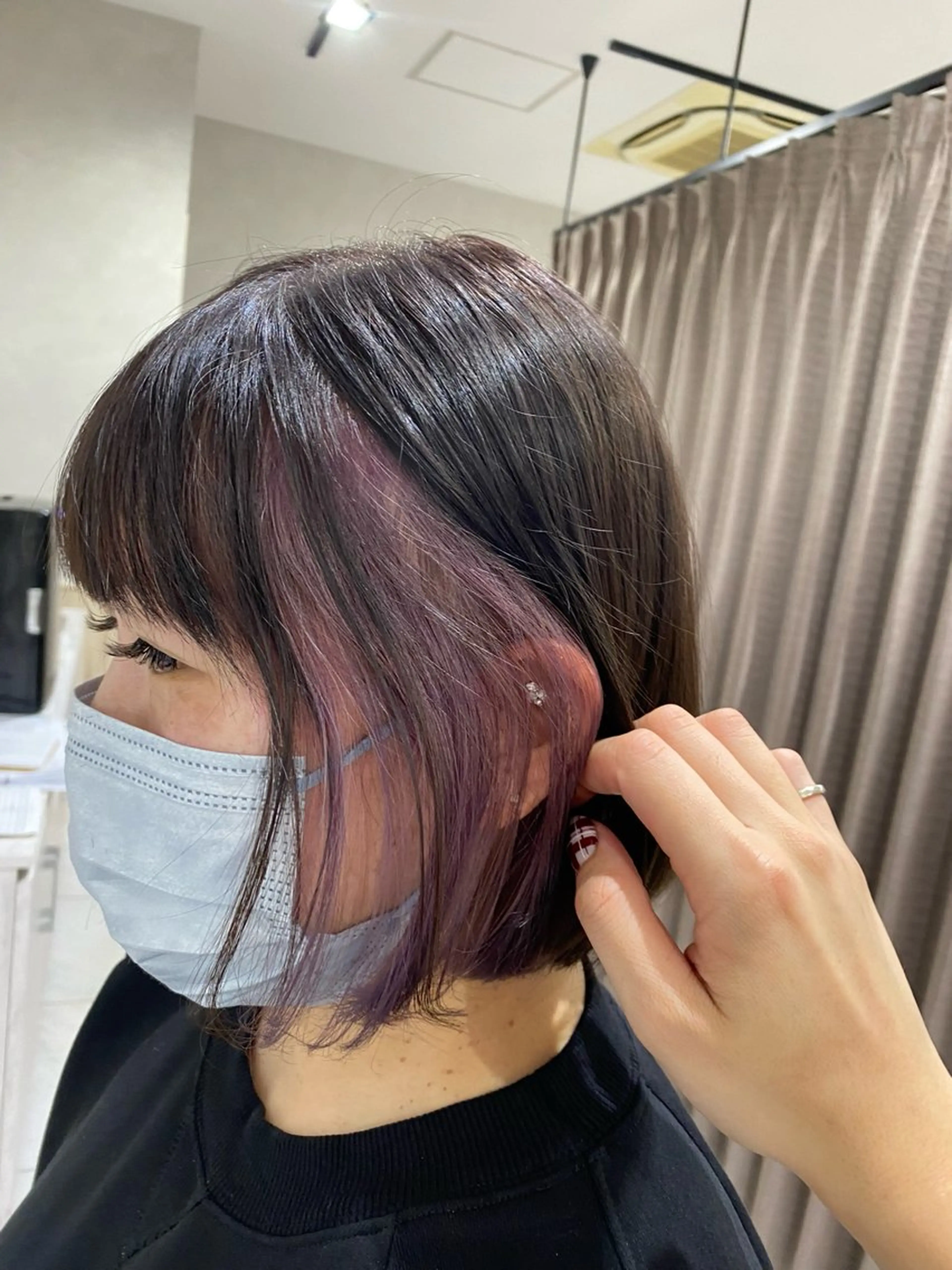 ミディアム カラー GRANDEUR やまだかなのヘアスタイル