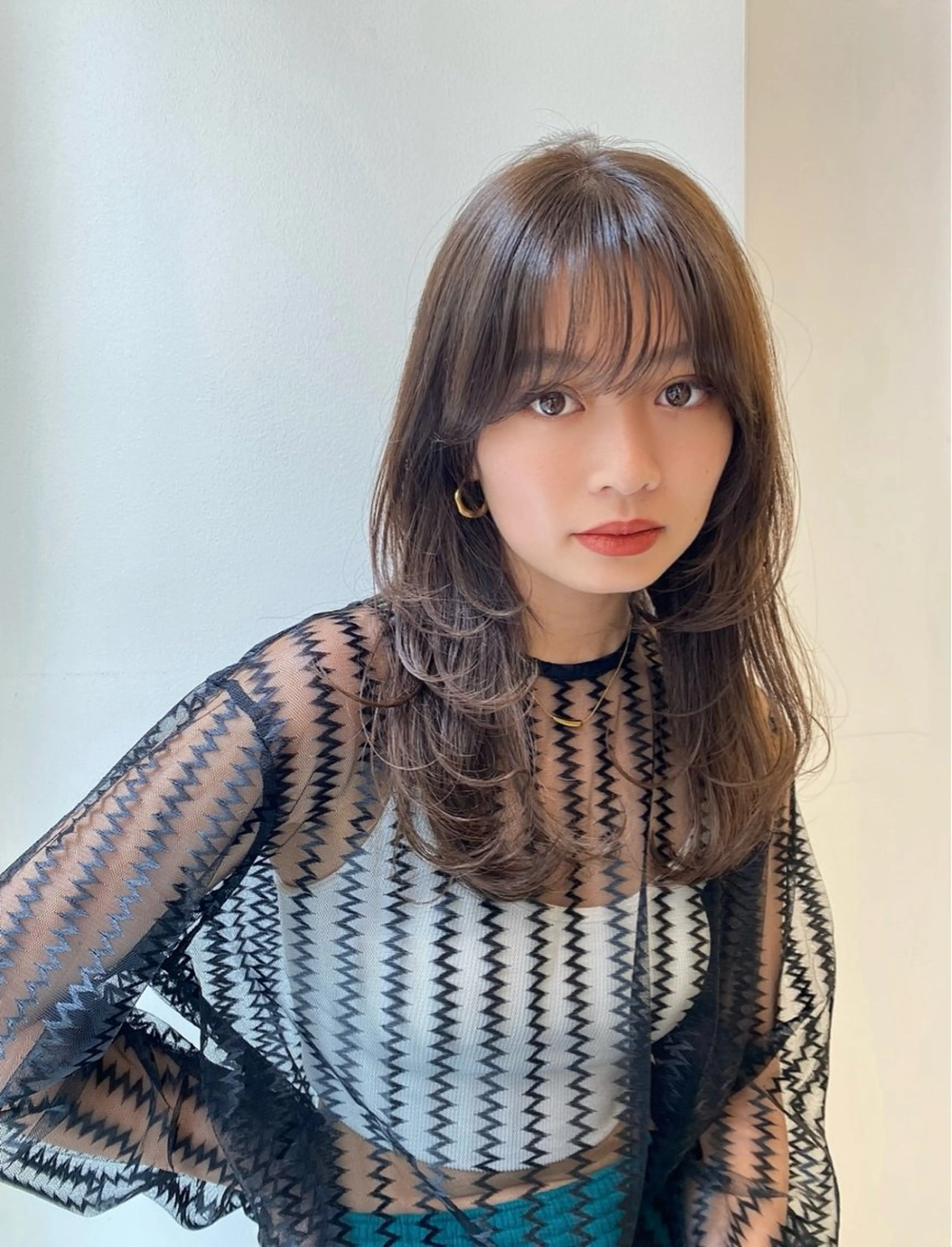 ロング カラー レイヤーカット 🫶MIYAZATO RAN🫶のヘアスタイル