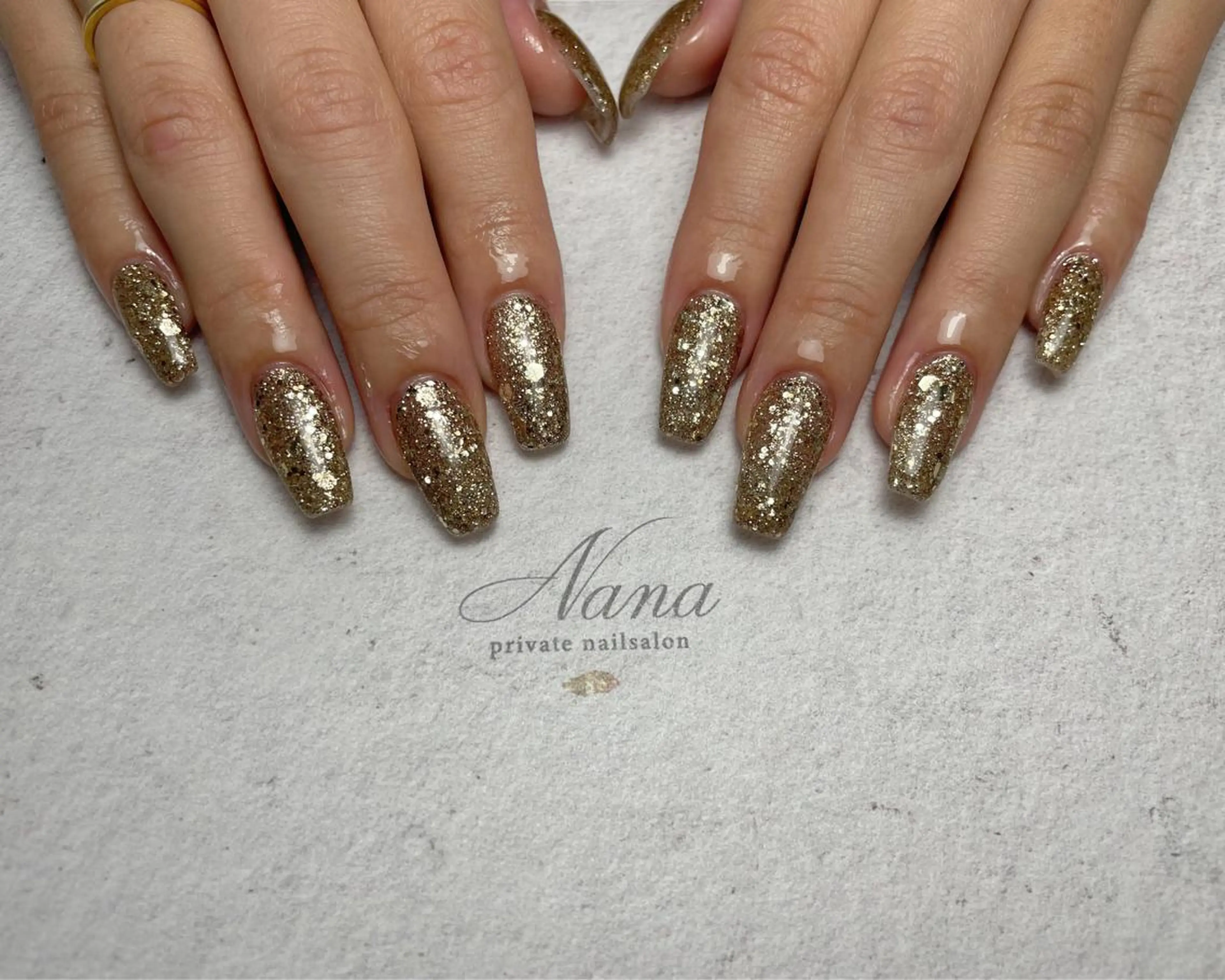 ネイル ラメ(グリッター) ハンドネイル nailsalon NANAのネイルデザイン