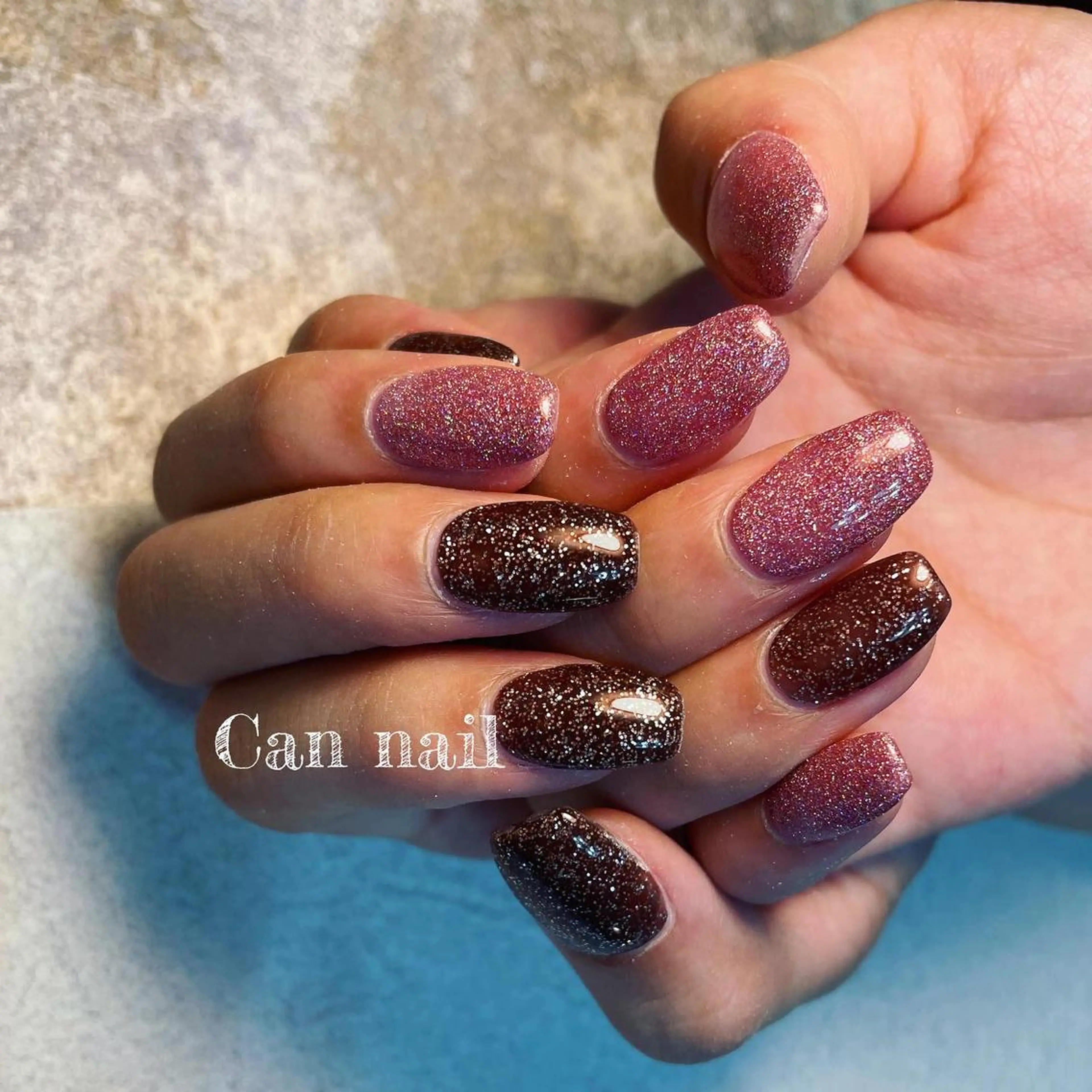 ミディアム ネイル ハンドネイル Parfum パルファンのネイルデザイン