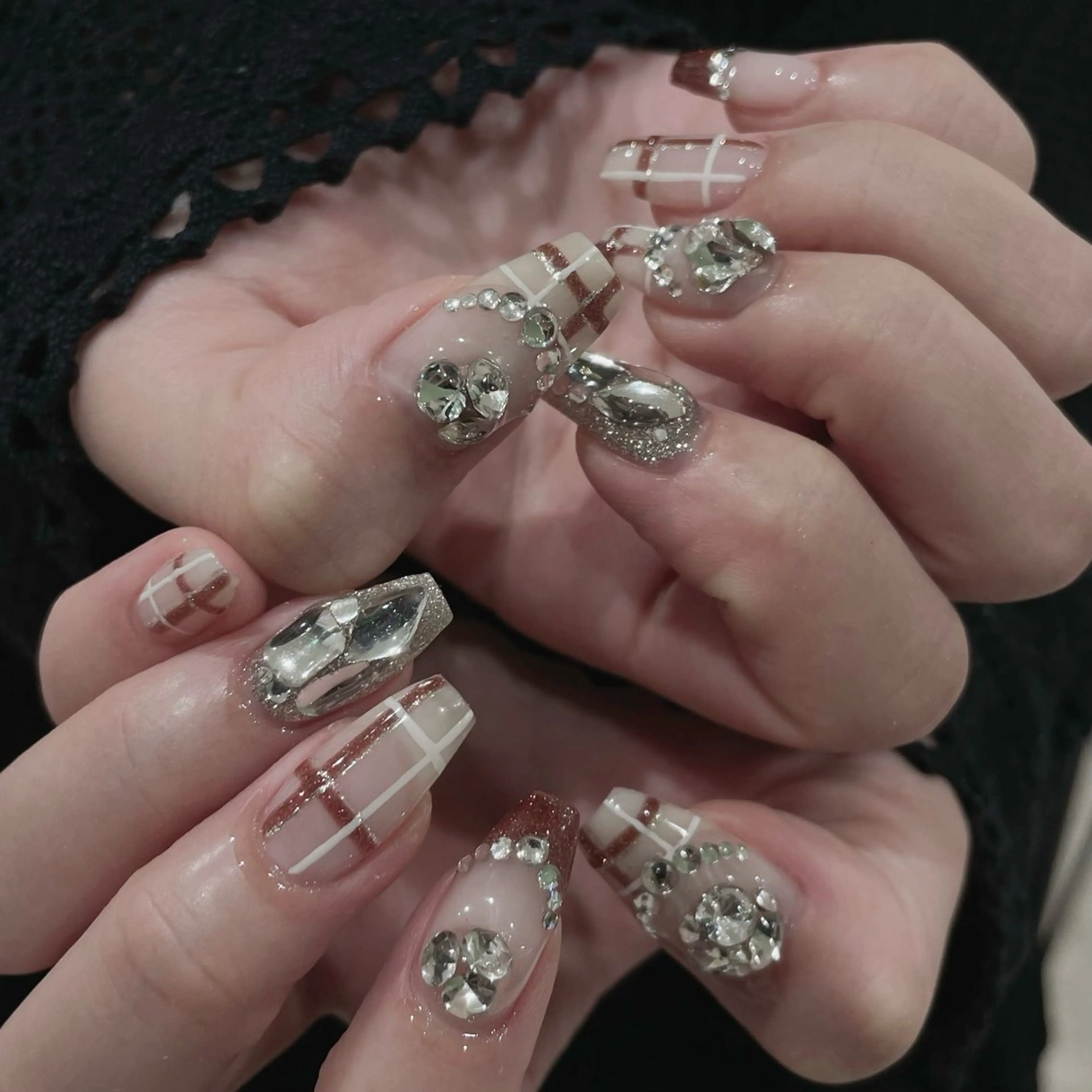 ネイル キラキラネイル ハンドネイル Ricnail☾ ayanoのネイルデザイン