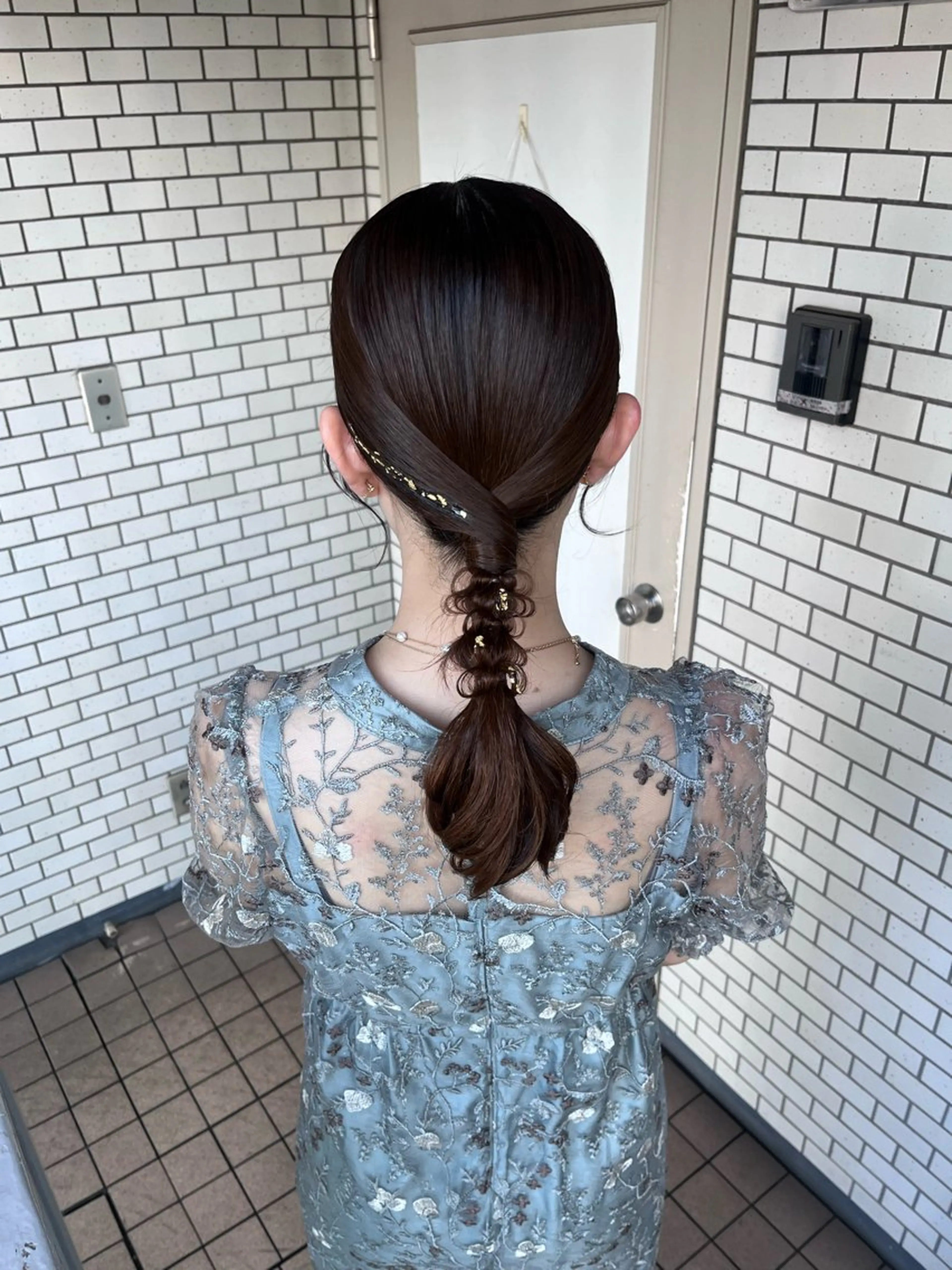 ヘアアレンジ ヘアセット 参列 ✽ 推し活ヘア 💕ゆり🐈🐾のヘアスタイル