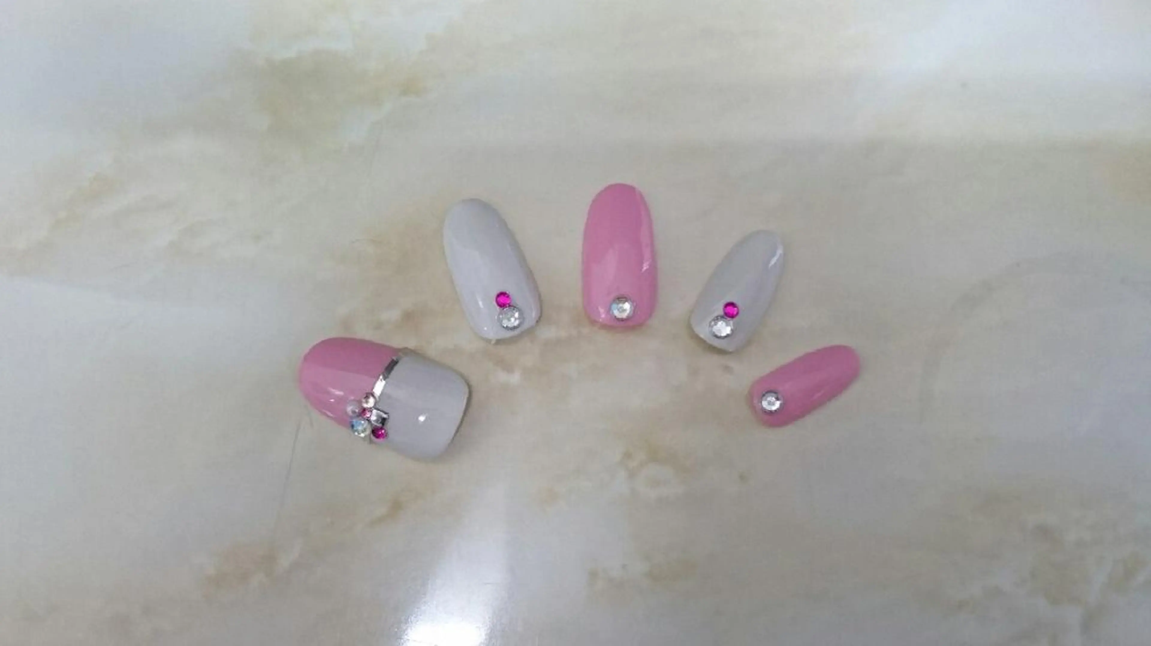 セミロング ロング ネイル nail salon Blancのネイルデザイン