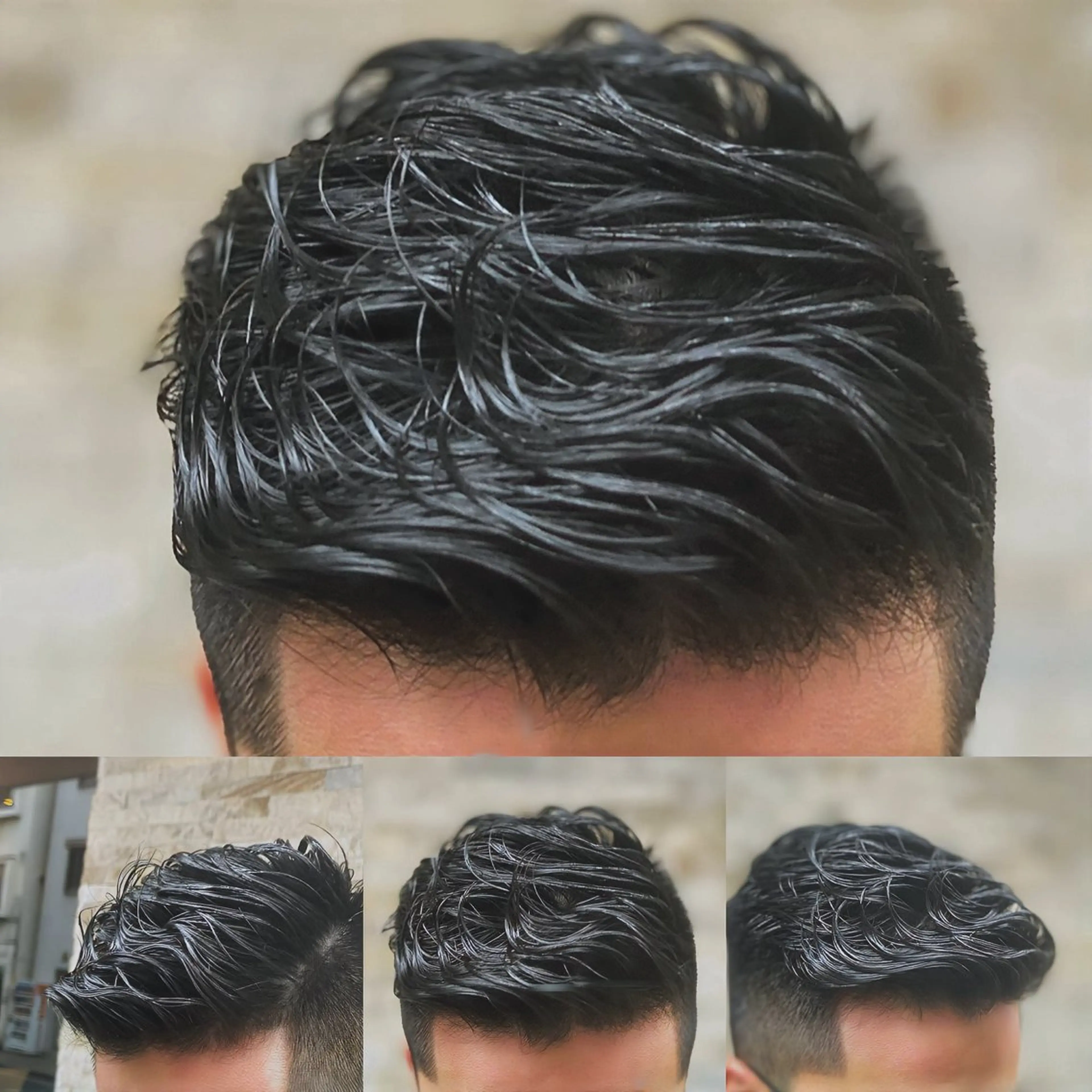 ミディアム カット パーマ 北川 竜也のヘアスタイル