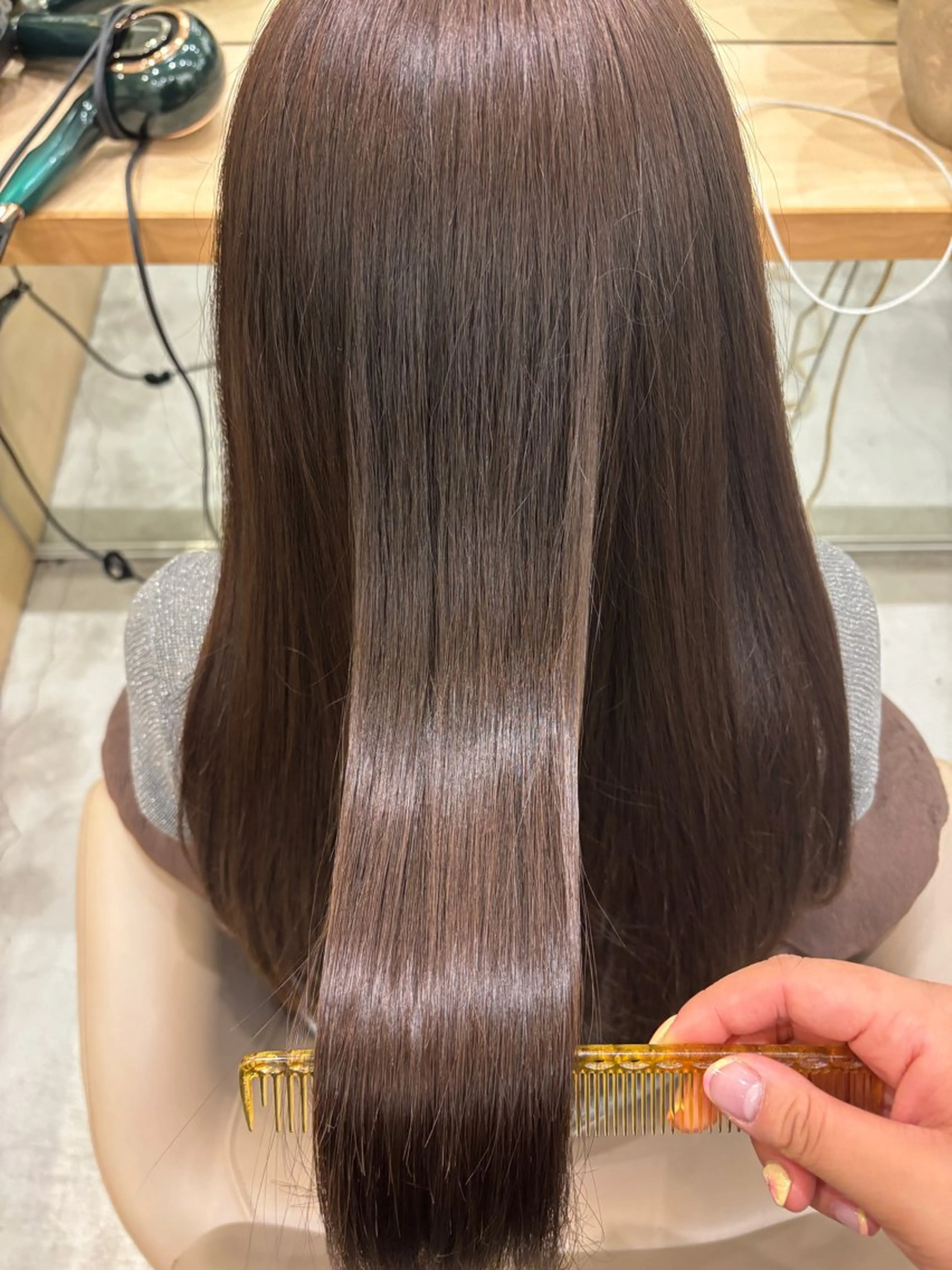 ロング カラー rion🪽 /ワンカラーのヘアスタイル