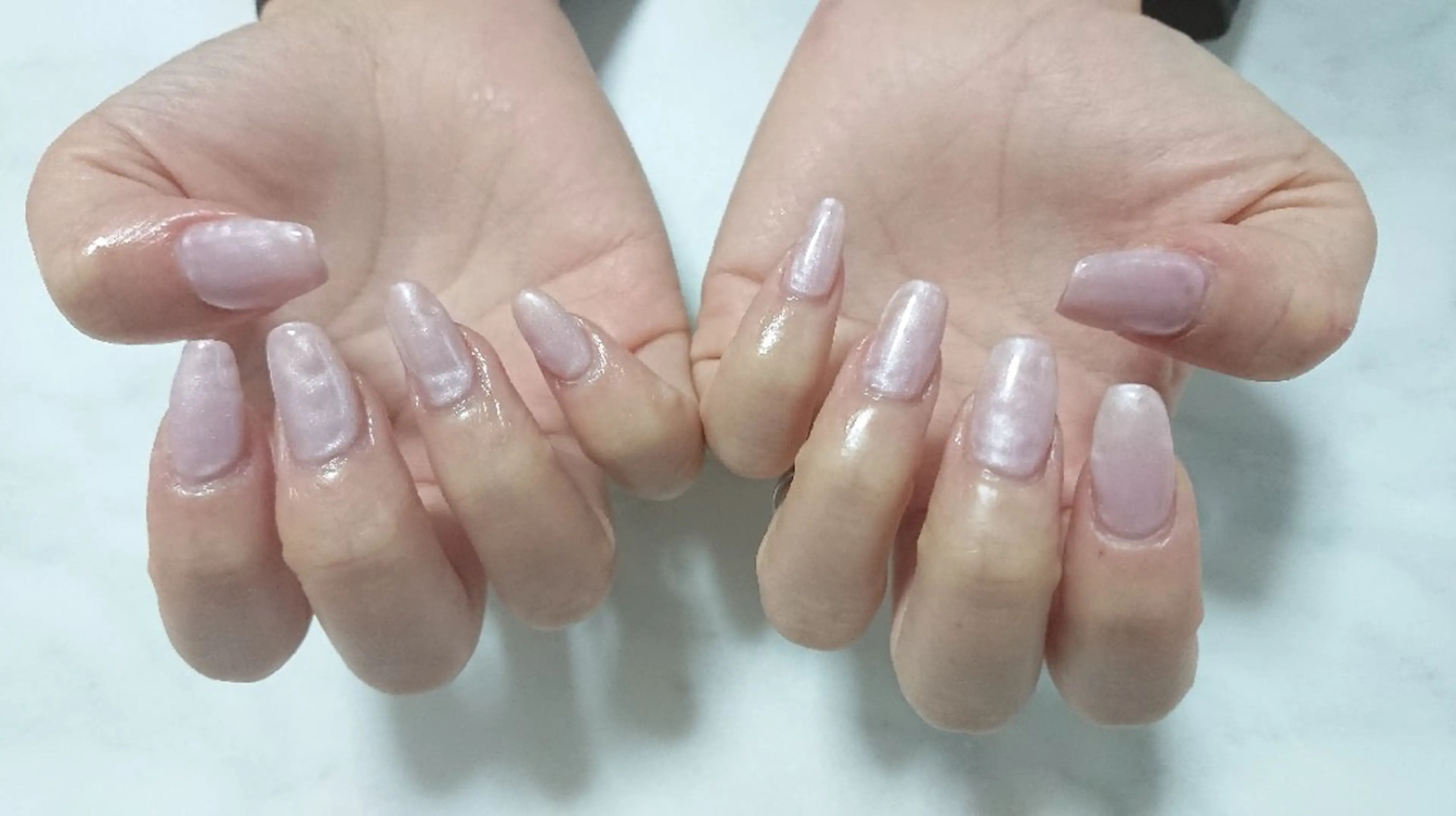 ネイル ワンカラーネイル shellnail さなえのネイルデザイン