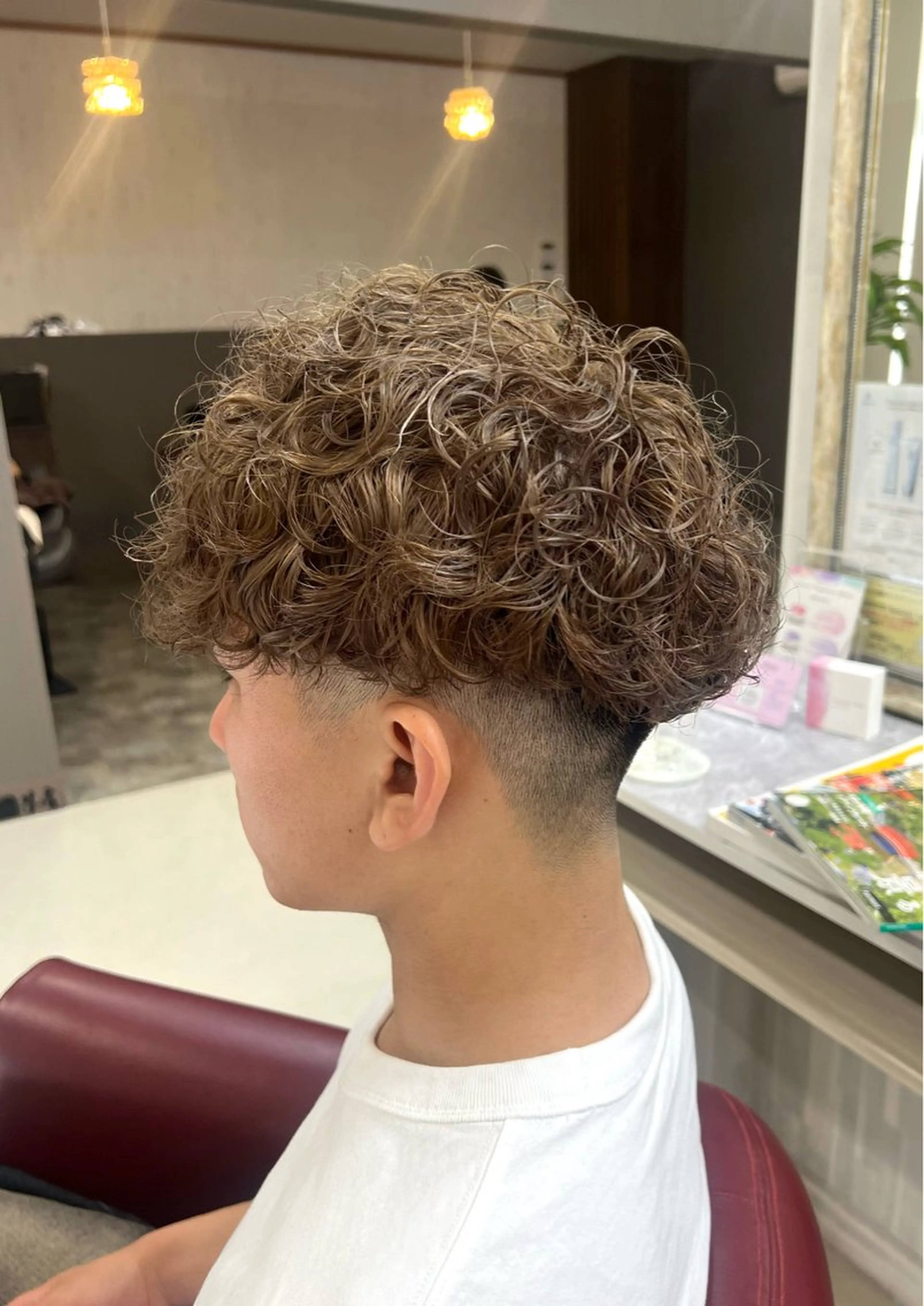 ショート パーマ メンズ メンズパーマ プードルパーマ プードルパーマ KEN 🌟のヘアスタイル