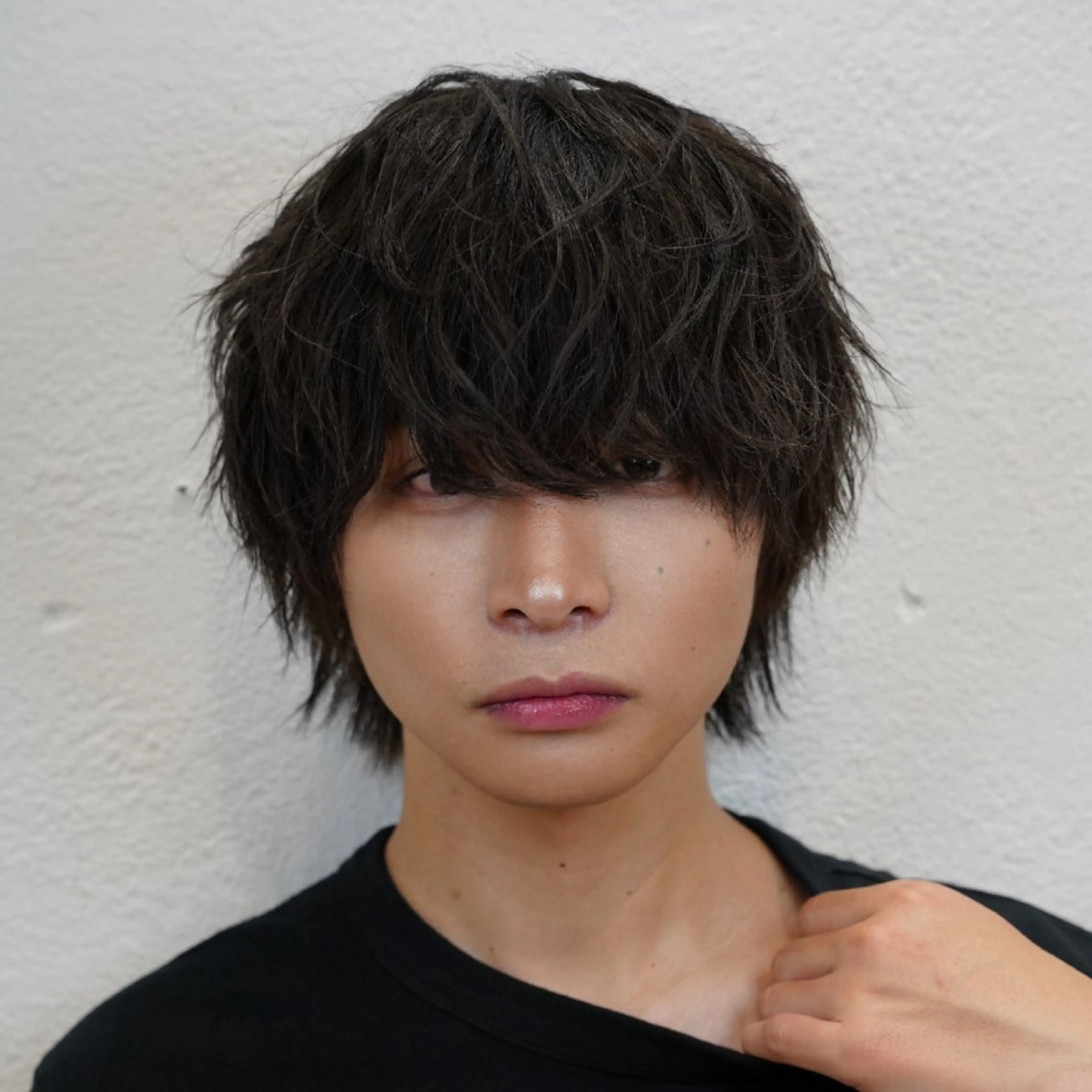 ショート メンズ パーマ マッシュ カット パーマ トリートメント ヘアセット メンズヘア&メイク/ ハイトーン/りゅうのヘアスタイル