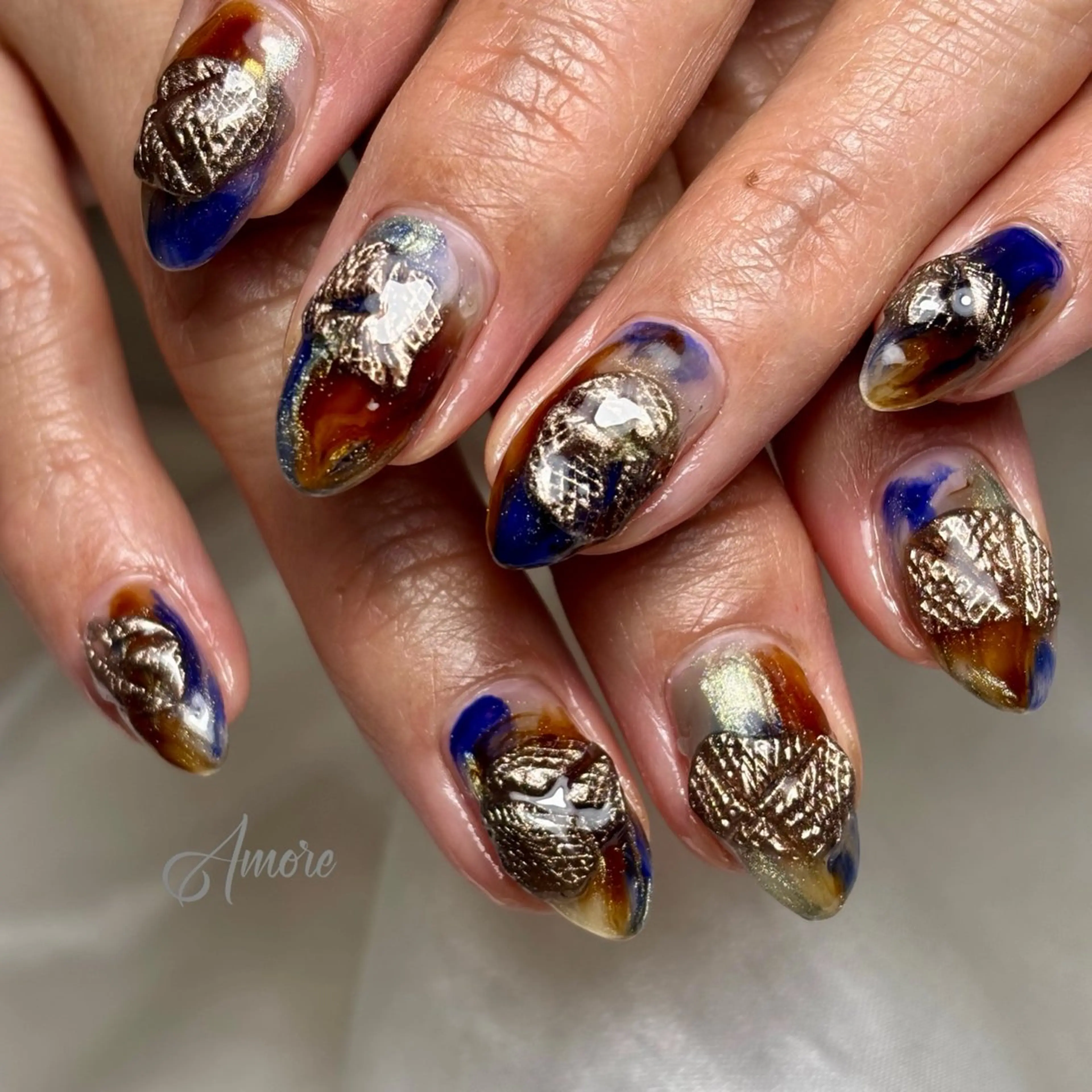 ネイル ジェルネイル キラキラネイル 韓国ネイル マグネットネイル パラジェル You kyehwaのネイルデザイン