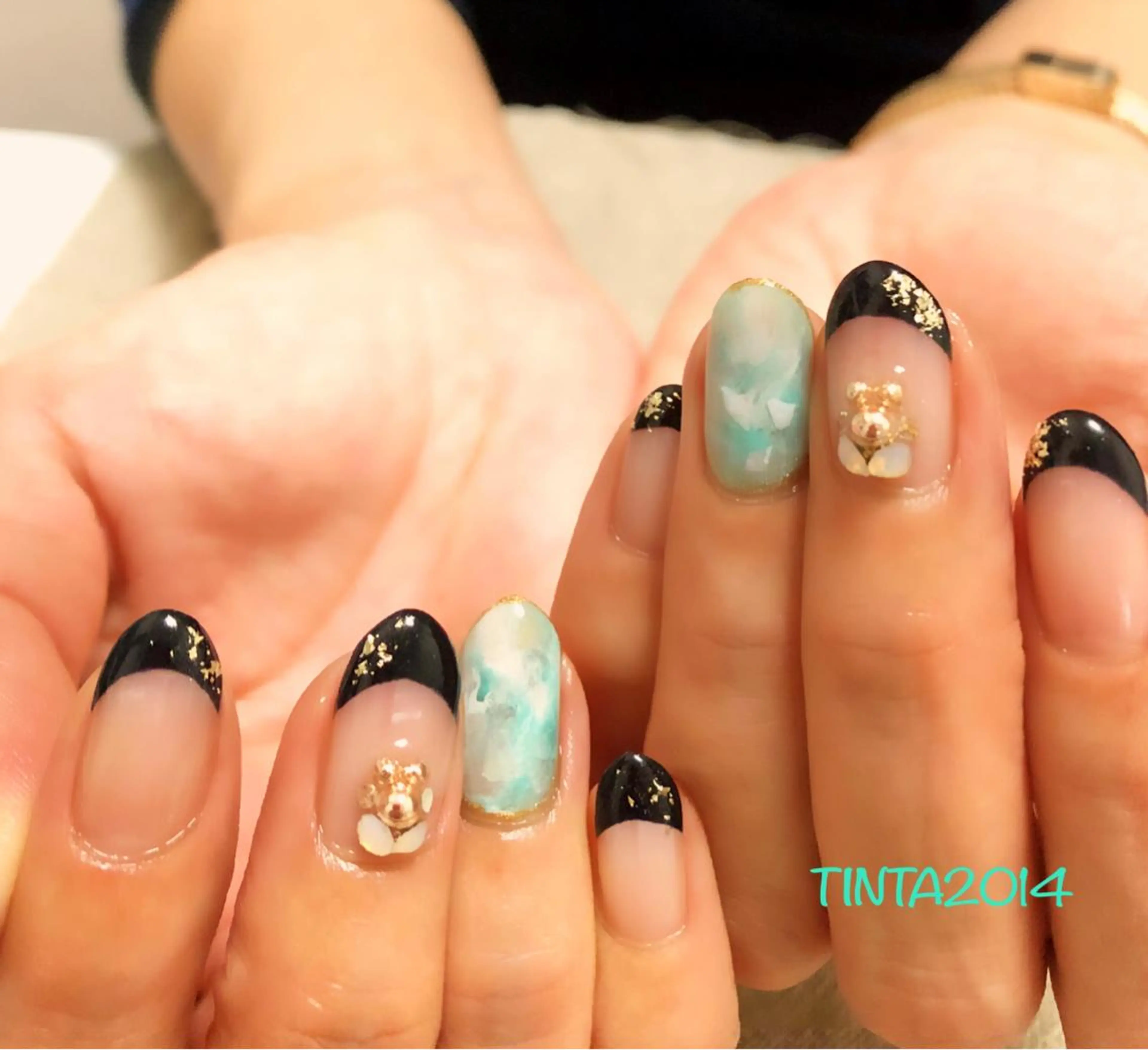 ネイル フレンチネイル ニュアンスネイル ネイルサロン ティンタ所属・馬場 典子のネイルデザイン