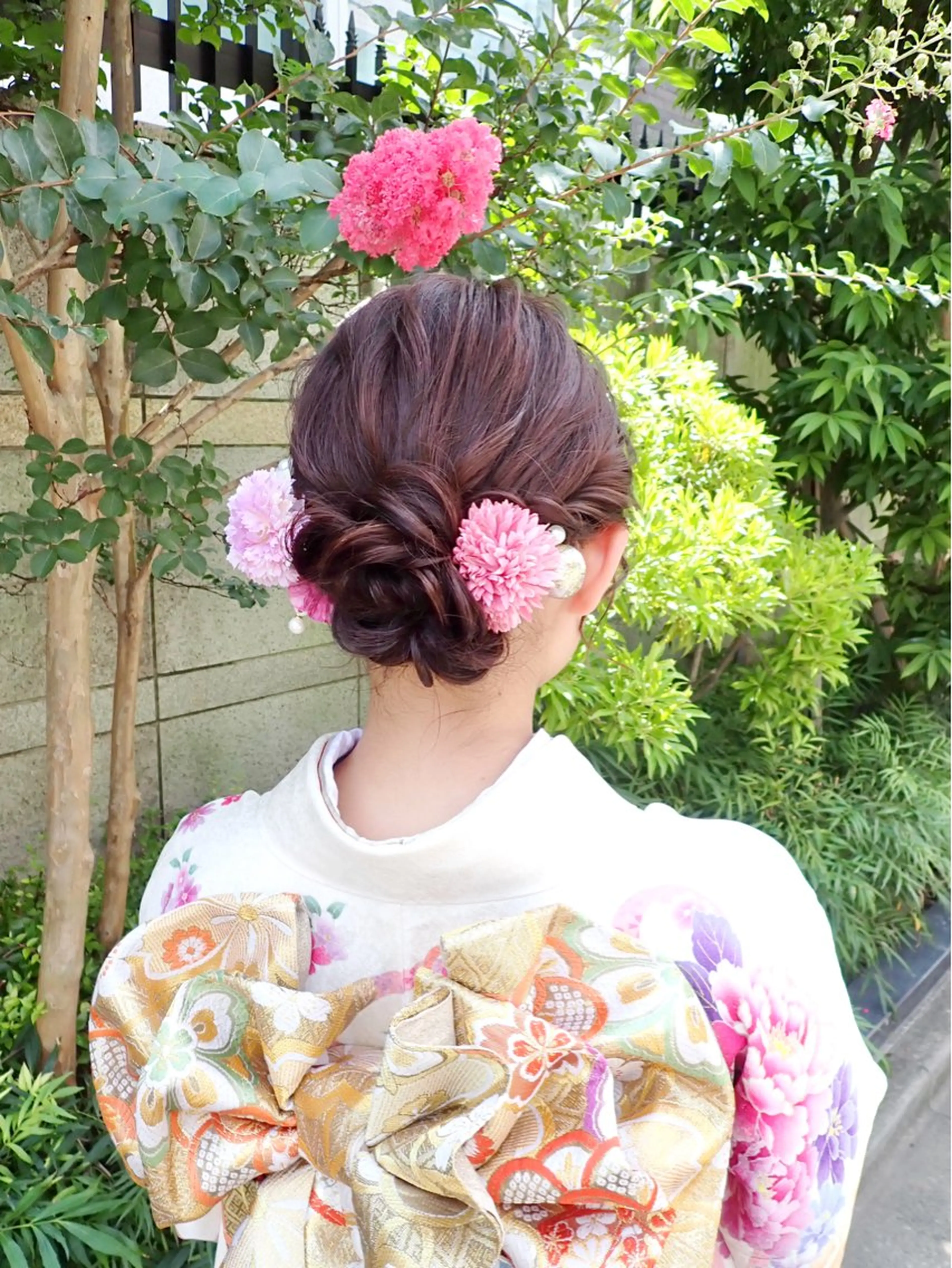 ヘアアレンジ 成人式 卒業式のヘアスタイル 髪飾り 推し活＊イベントヘア 💕ゆり🐈🐾のヘアスタイル