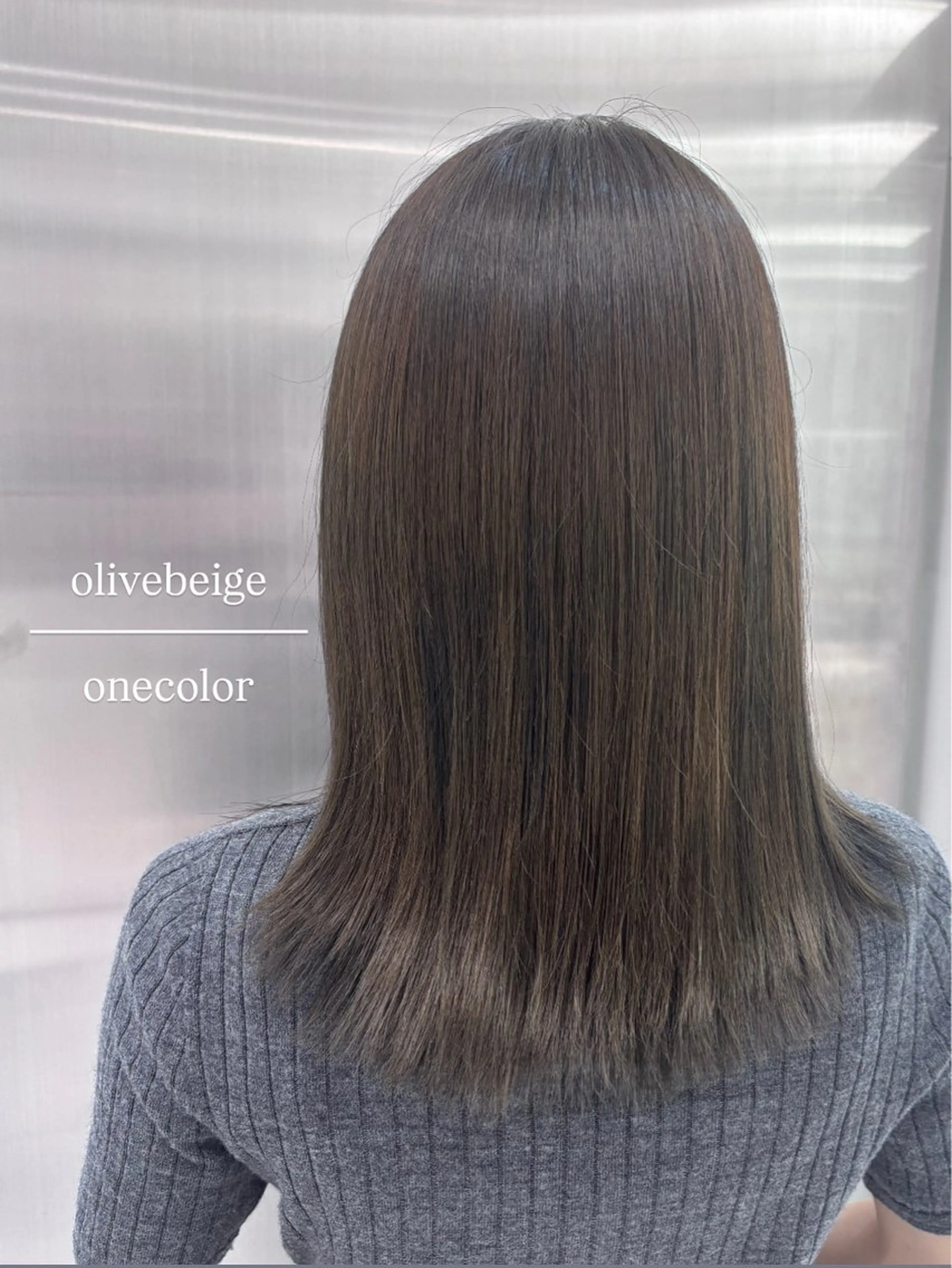 ミディアム カラー リコ🪐パーマ モデル募集のヘアスタイル