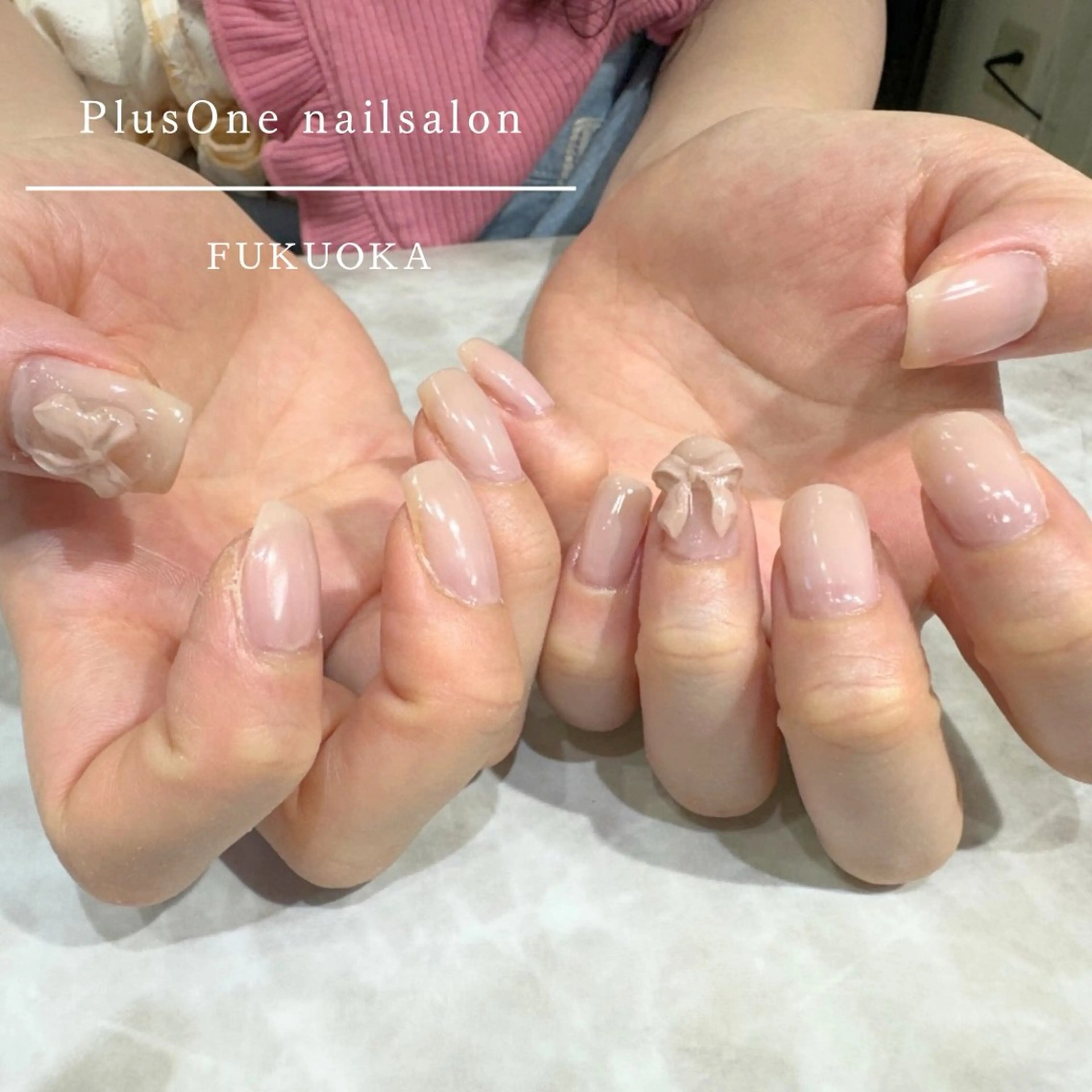 ネイル ドット ガーリー ワンカラーネイル 夏ネイル 粕屋耳ツボジュエリー 💎（ネイル休）のその他イメージ