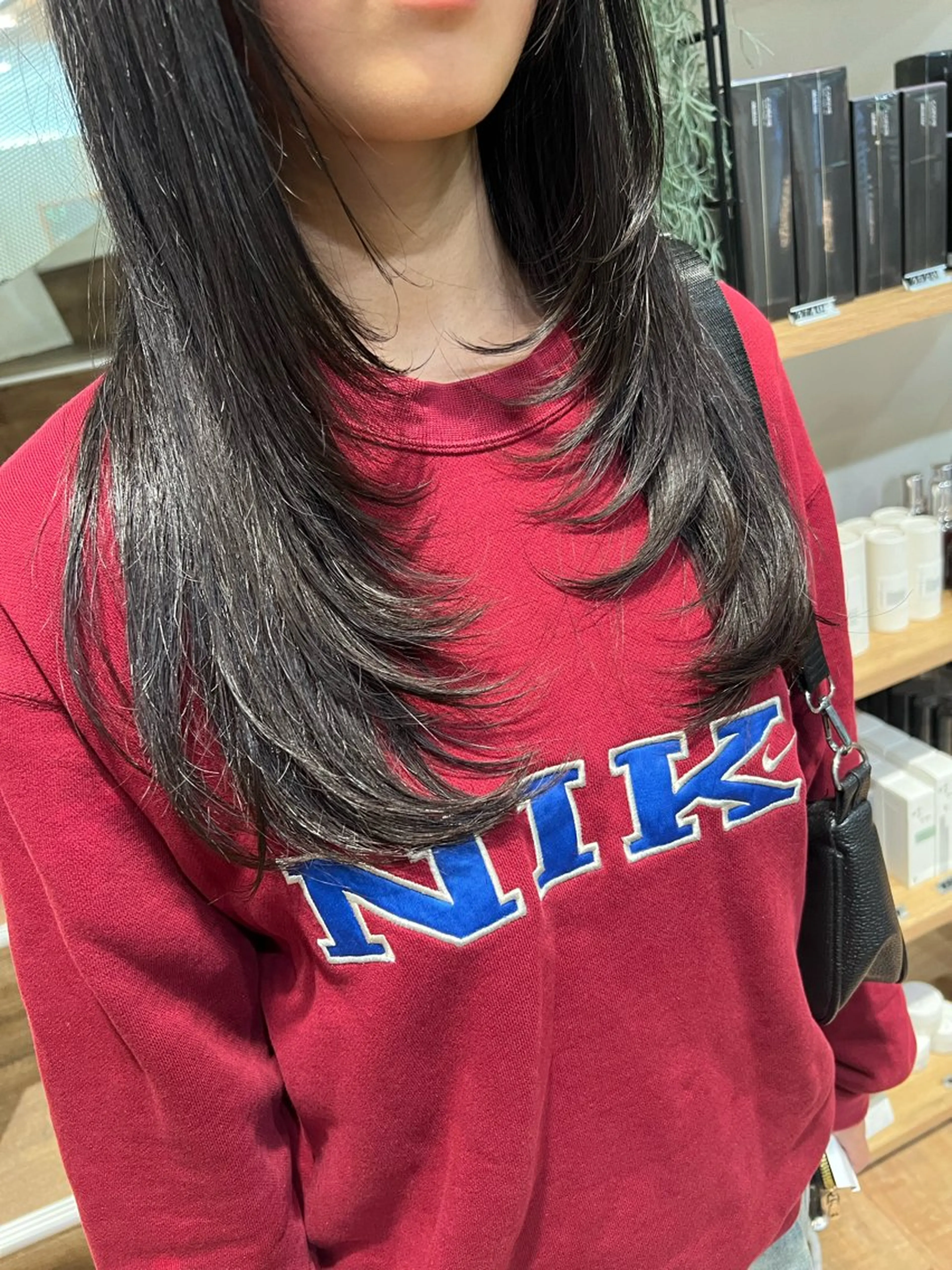 ロング レイヤーカット カット ヘアカラー トリートメント インナーカラー♡ Nanakoのヘアスタイル
