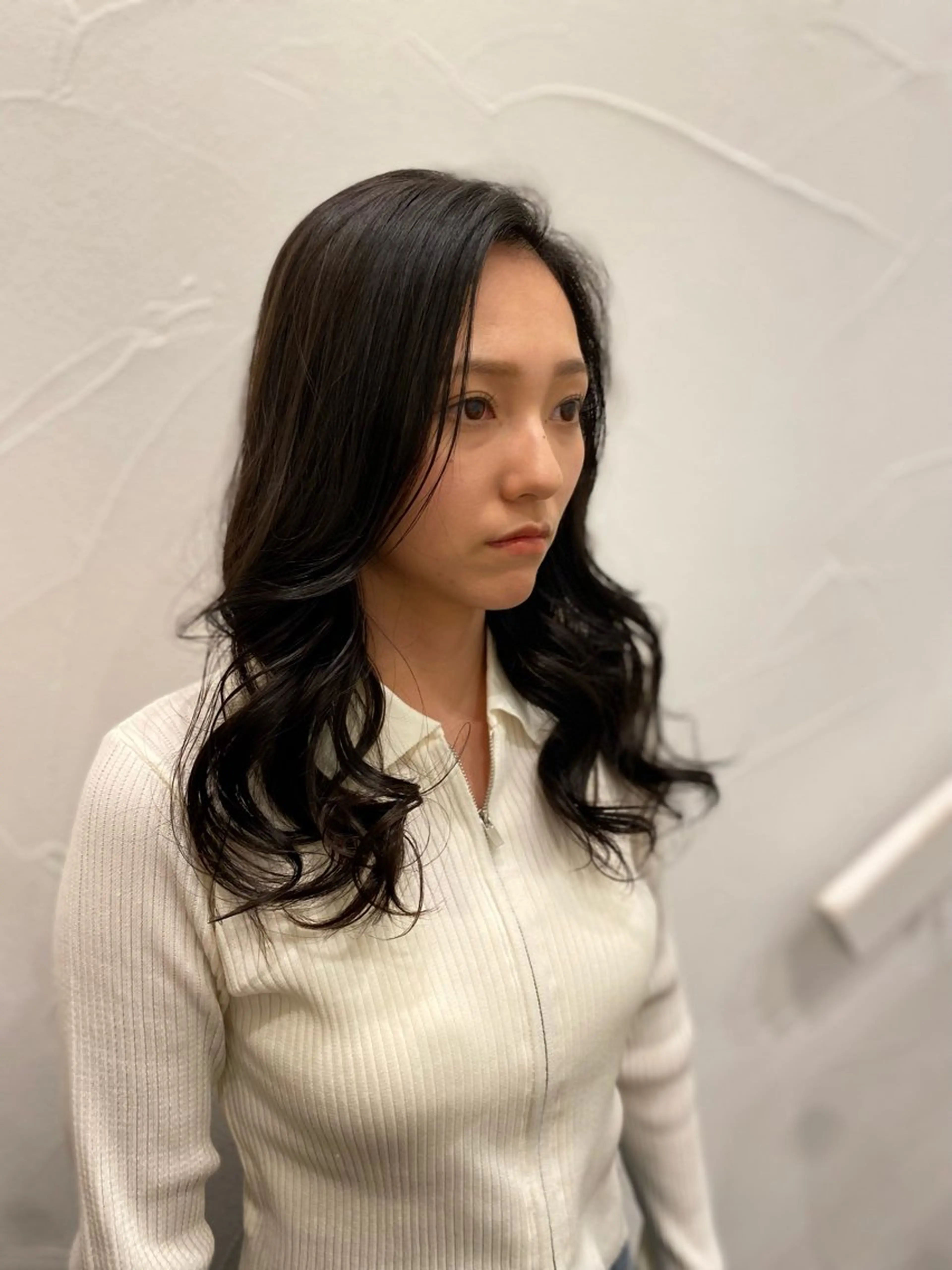 セミロング カラー Ash中目黒店 榊間茜のヘアスタイル