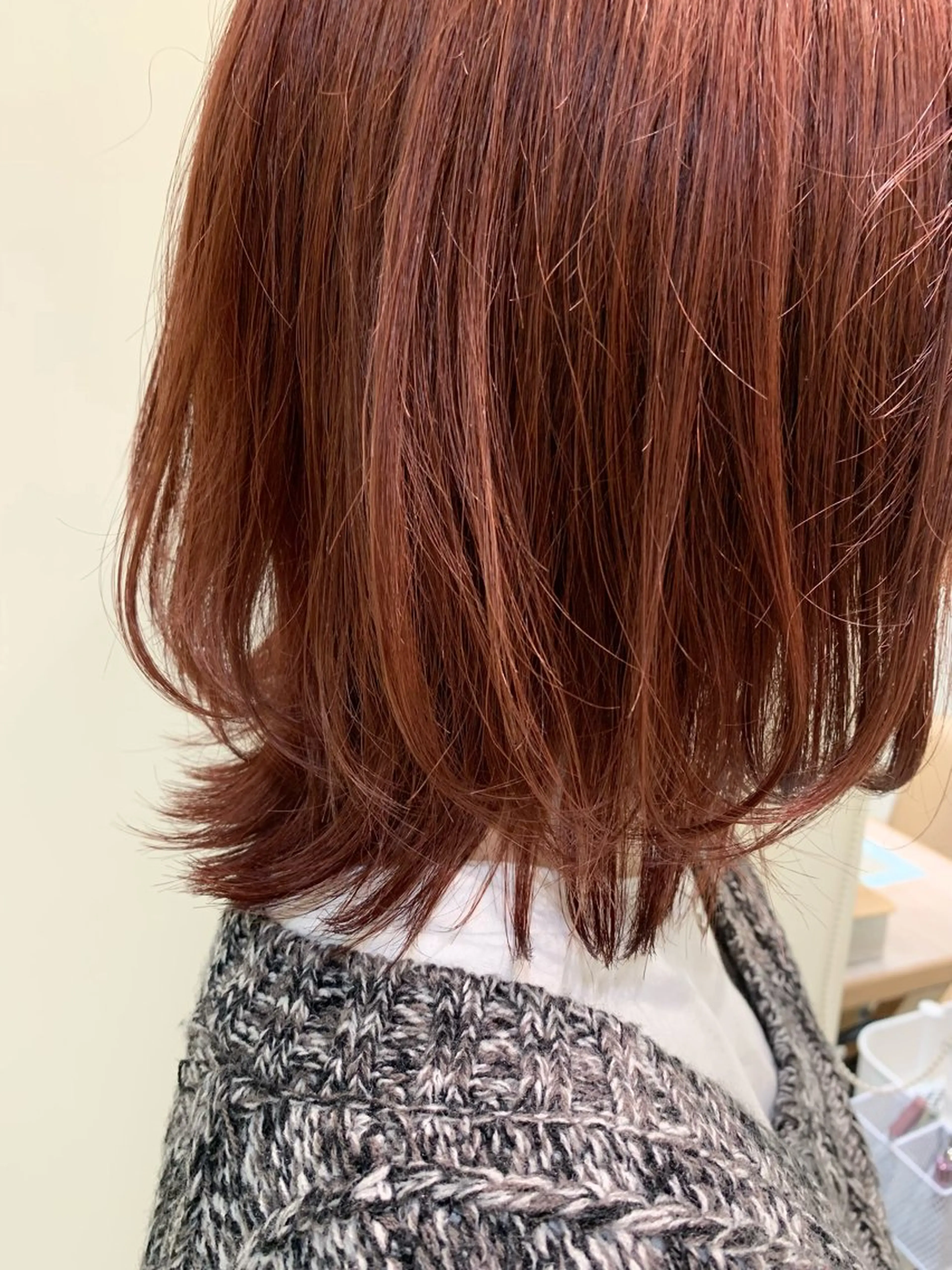 ミディアム カラー カット ヘアカラー トリートメント 艶カラー/暖色カラー /透明感/ryutoのヘアスタイル