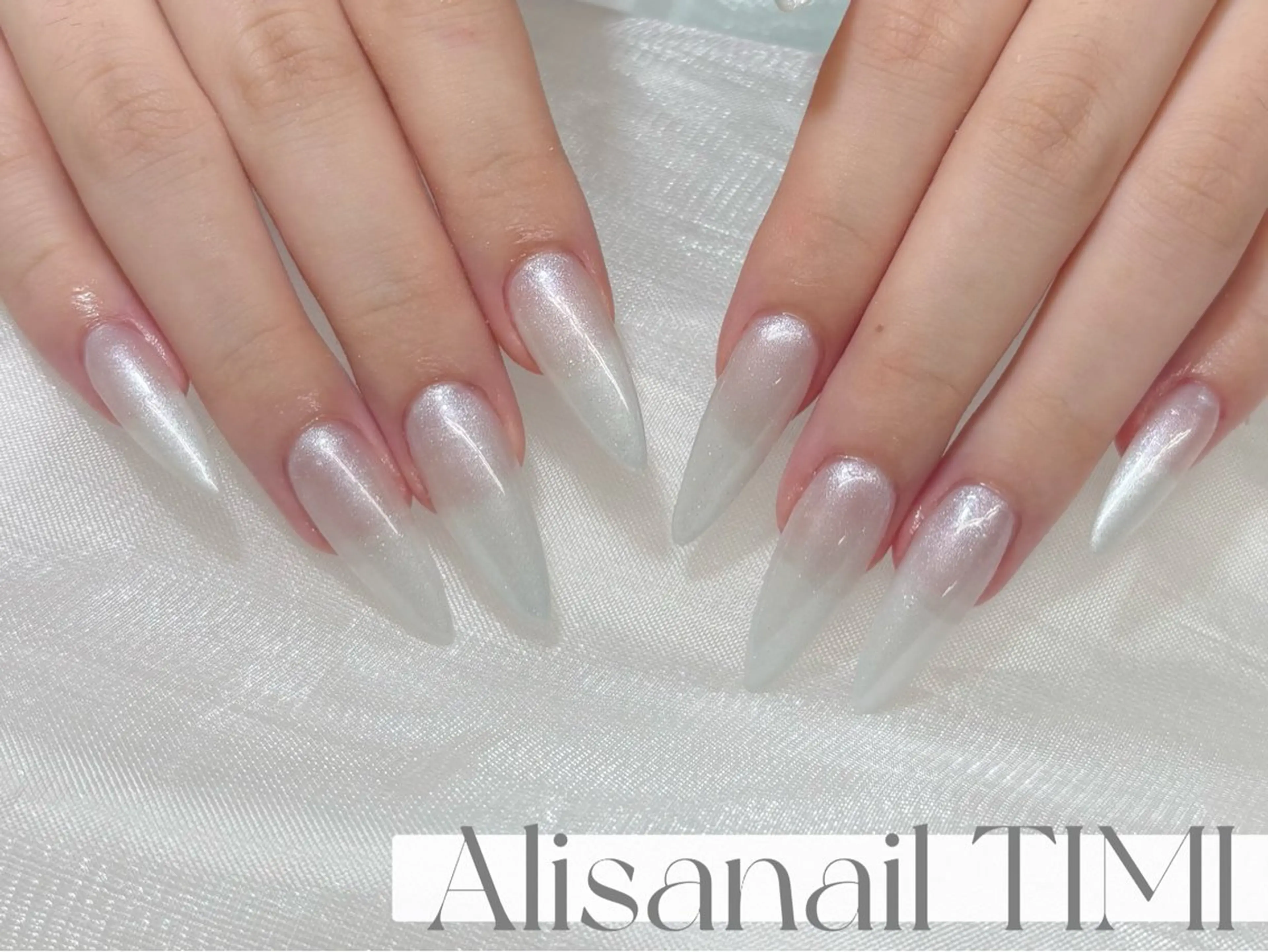 ネイル ラメ(グリッター) ワンカラーネイル ハンドネイル Alisa nail Timiのネイルデザイン