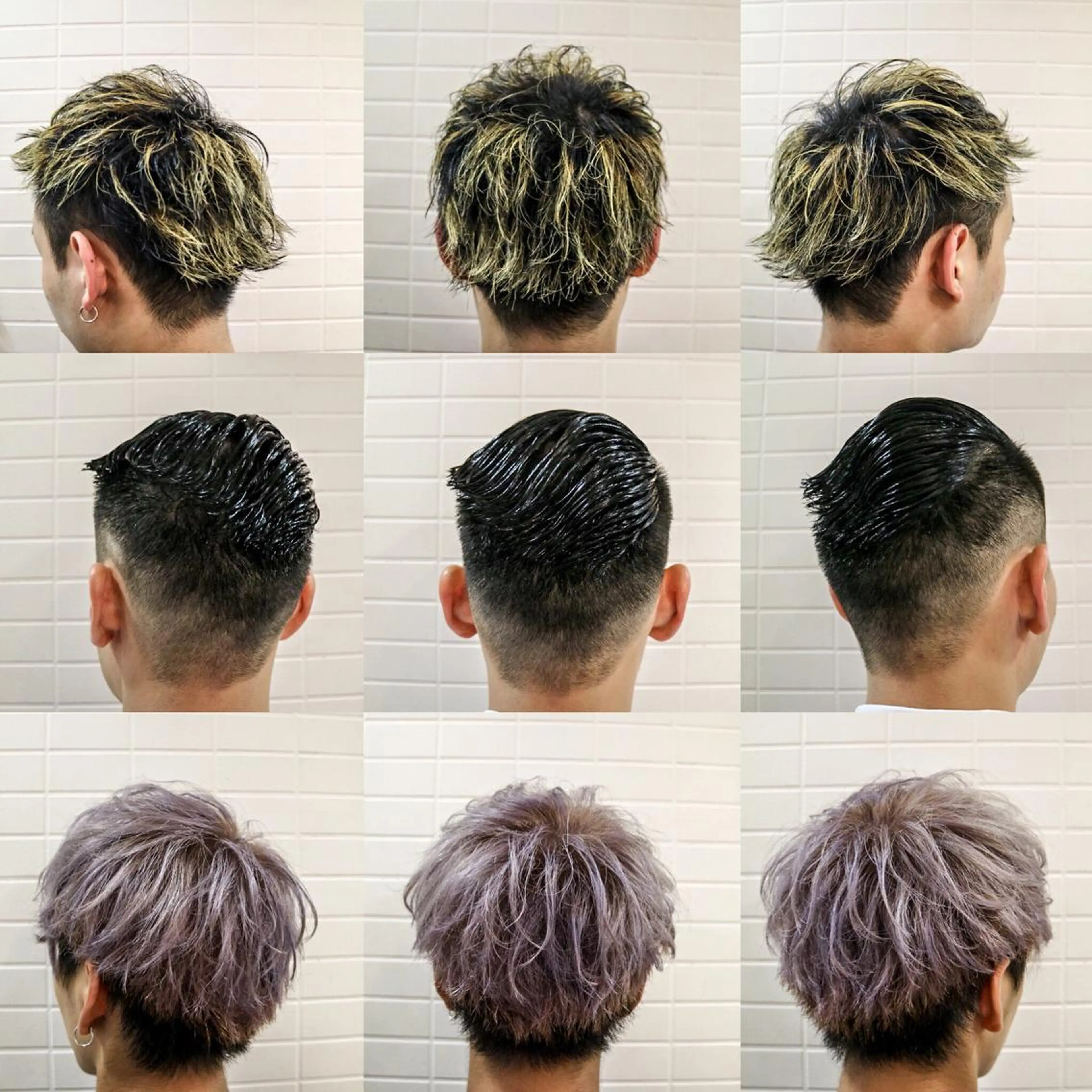 ショート カラー パーマ メンズ ⭐️口コミ5.0⭐️ 当日予約可能👌🏼のヘアスタイル