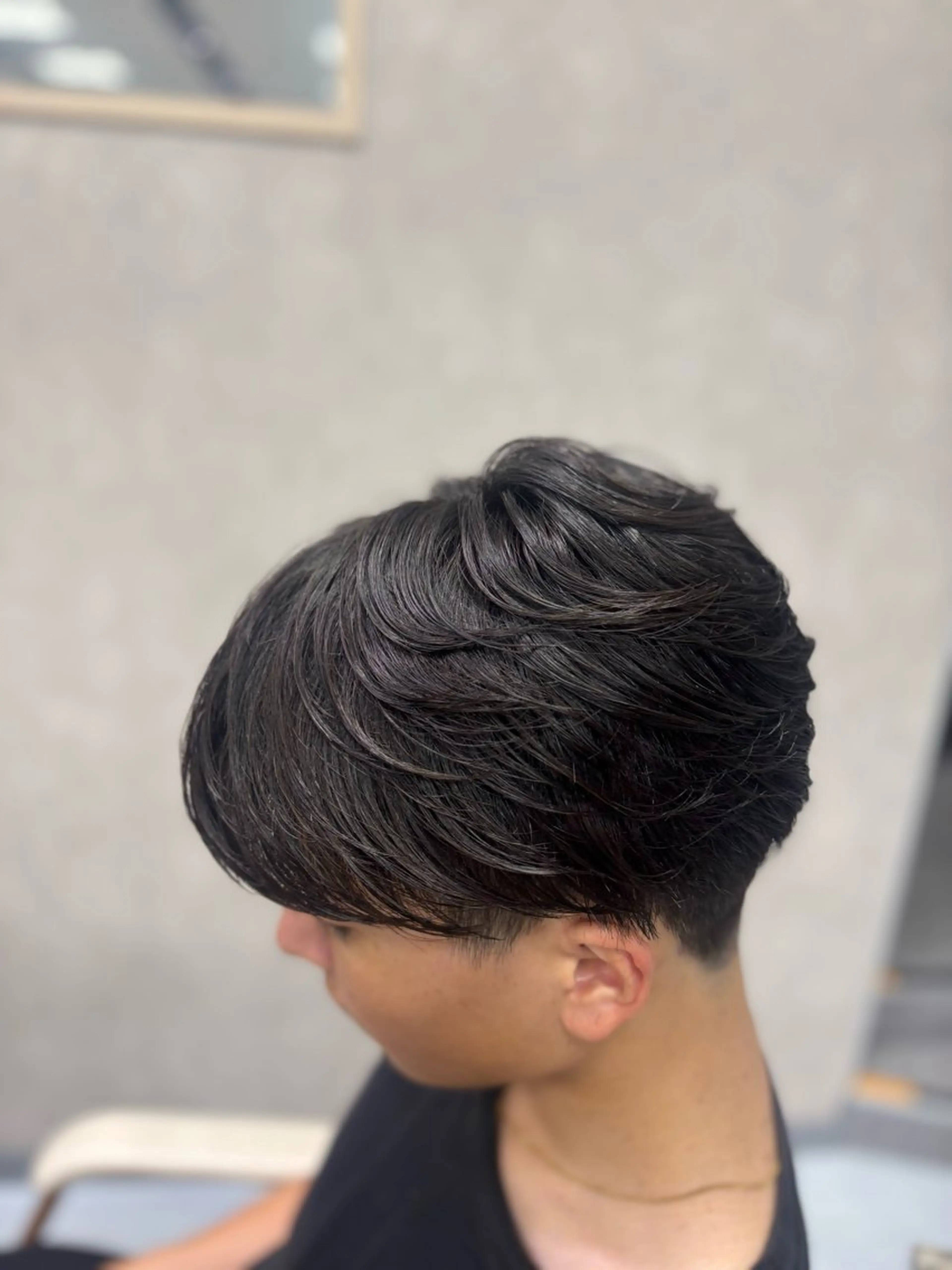 ショート パーマ メンズ カット パーマ メンズ特化韓国風 パーマスタイル/りんのヘアスタイル