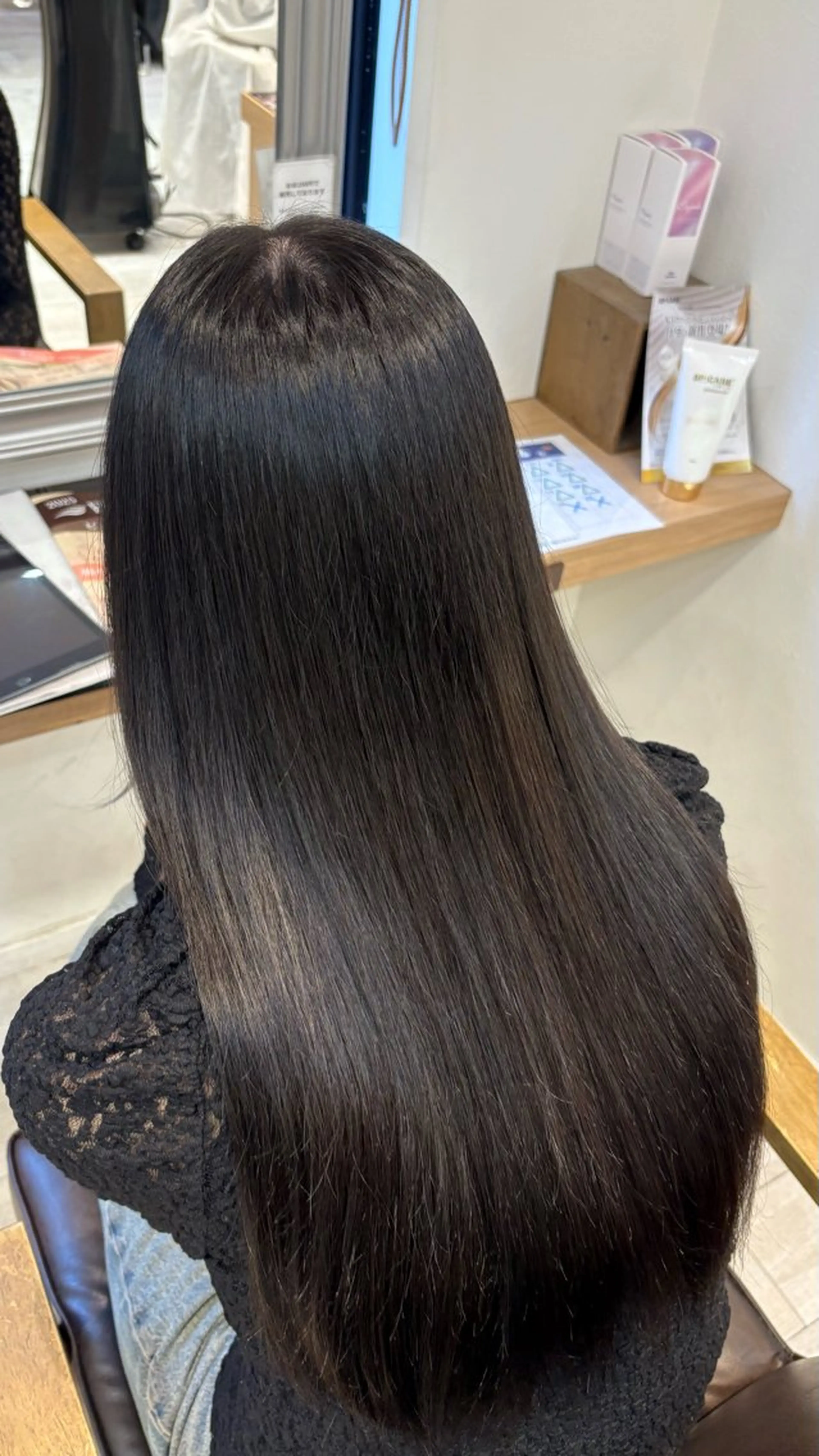 ロング カラー ヘアカラー トリートメント 髪質改善/艶カラー❄ 𝐲𝐮𝐮.のヘアスタイル