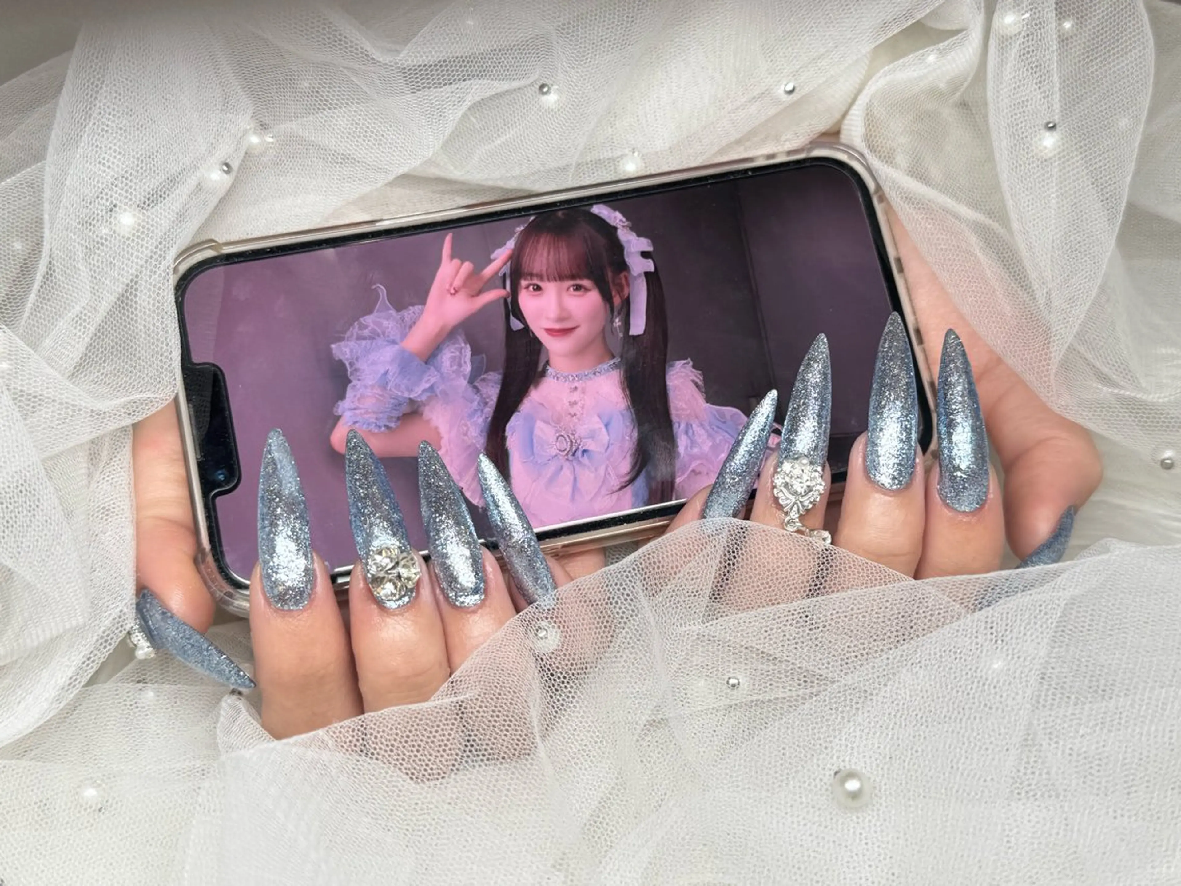 ネイル Nail Salon Ricel所属・WAKANA ‎𖤐 ̖́-‬のネイルデザイン