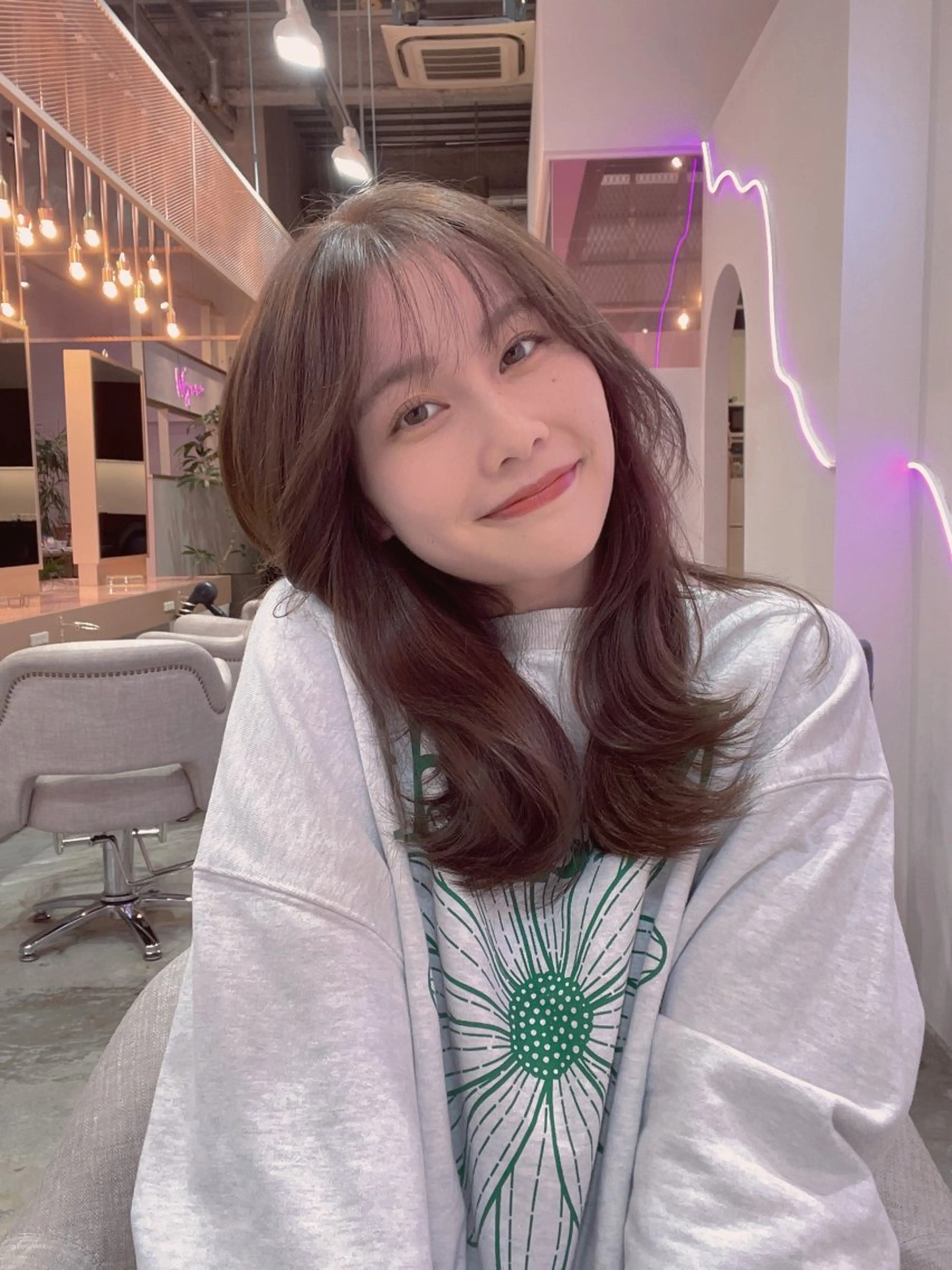 ロング カラー wixy    mimi所属・透明感カラーの人 ベージュの王様のヘアスタイル