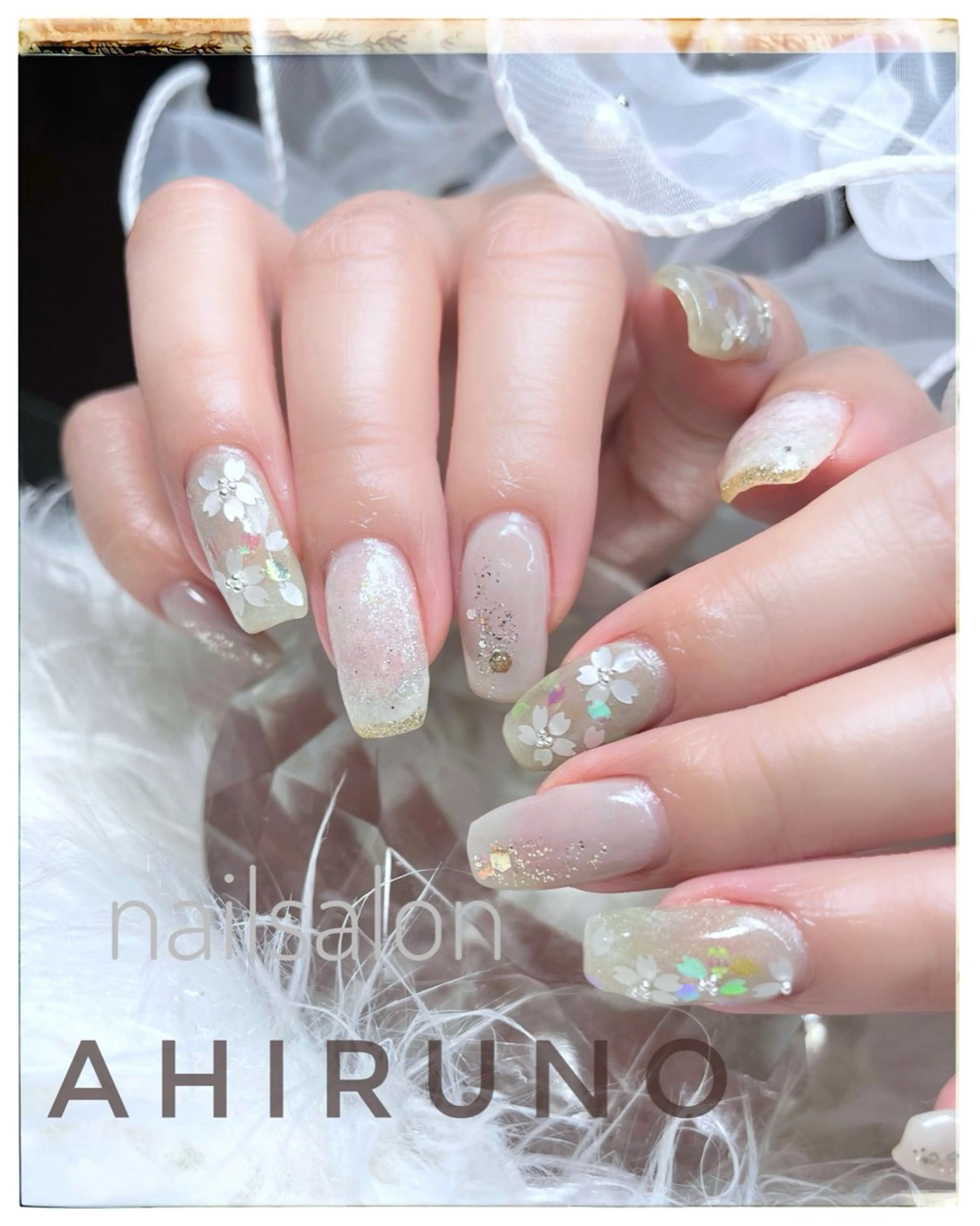 ネイル 桜ネイル 入学式 卒業式 春ネイル ａｈｉｒｕｎｏ ✿ ｙｕiのネイルデザイン