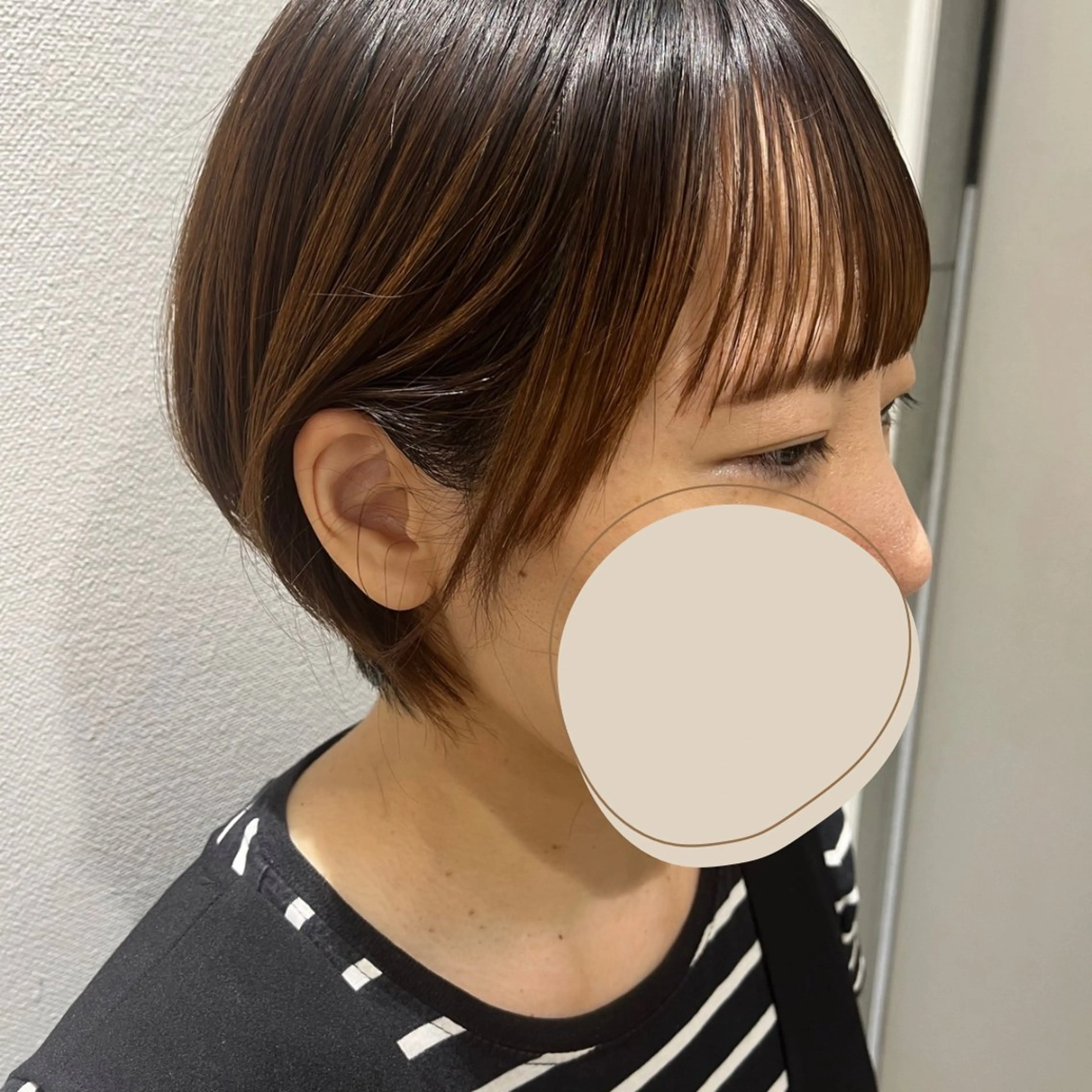 ショート Le clic ALPHA所属・小顔似合わせカット/ レイヤー/mai‪のヘアスタイル