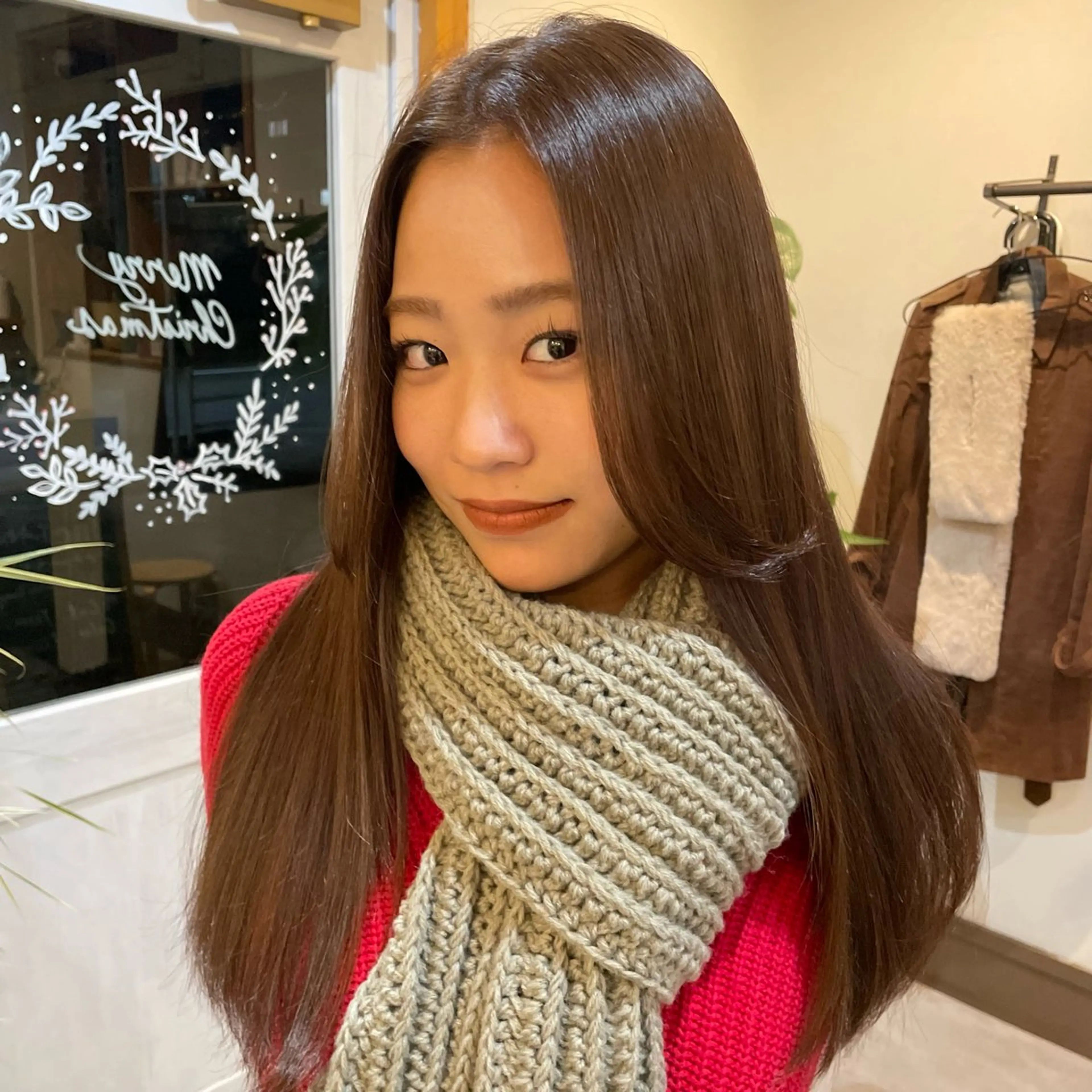 ロング カラー ベージュカラー FRANK所属・こいけ みきののヘアスタイル