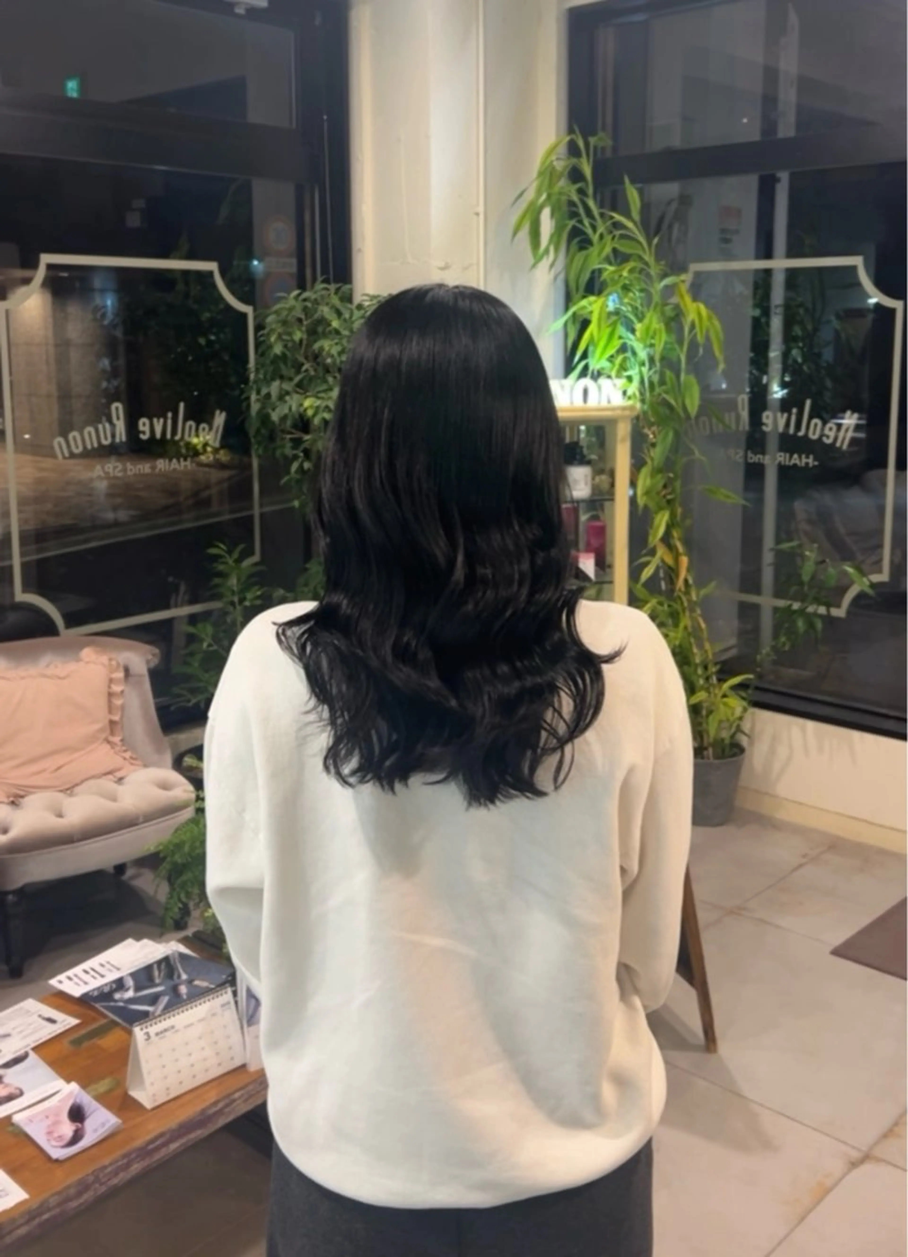 ロング カラー ヘアカラー トリートメント 🫐 キナリ🫐のヘアスタイル