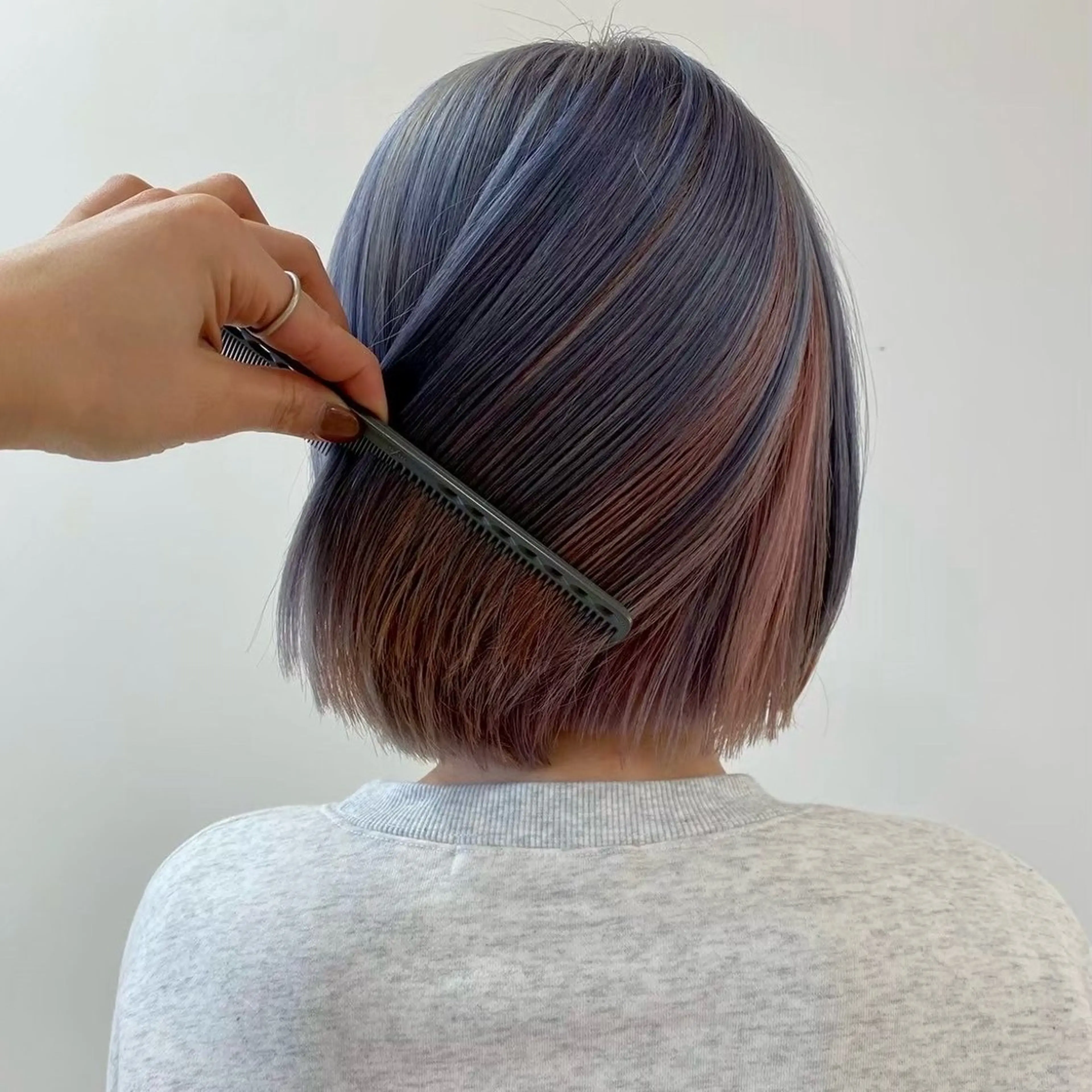 ショート カラー 透明感カラー🫧 ベージュ✴︎meiのヘアスタイル