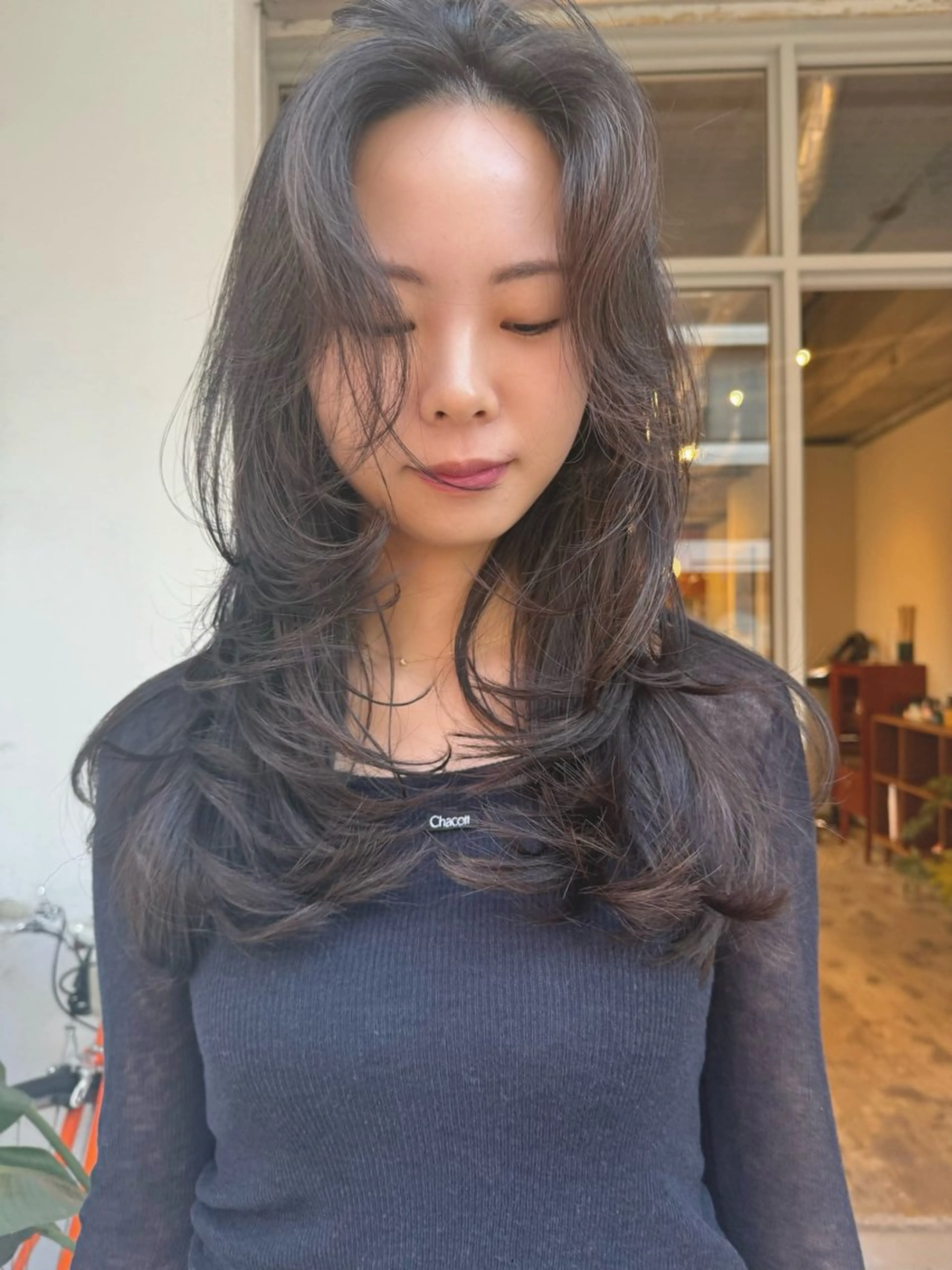 ロング レイヤーカット muku所属・ボブ/パーマ /muku サリのヘアスタイル