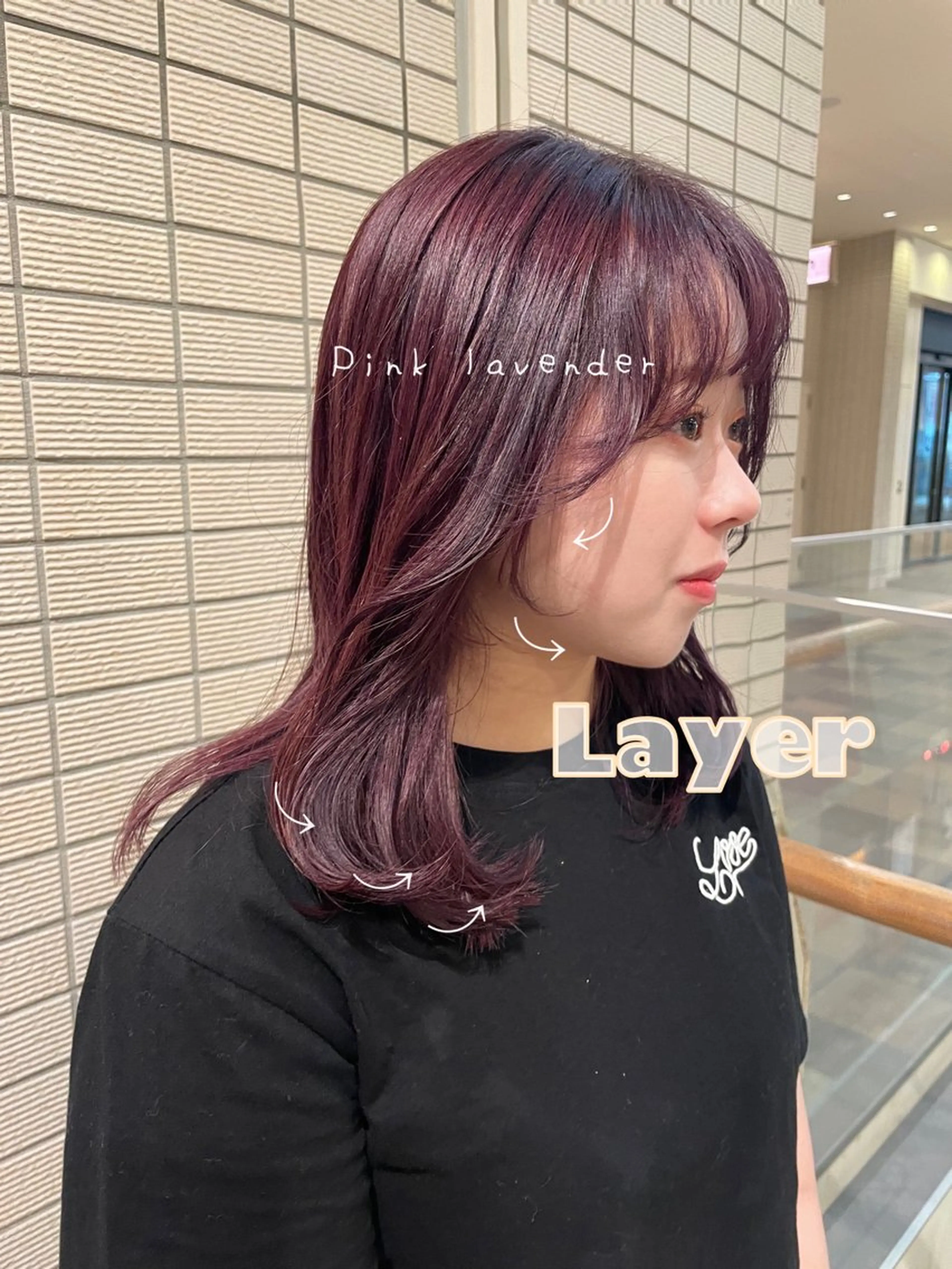 ミディアム ヘアカラー KANA🌷 髪質改善のヘアスタイル