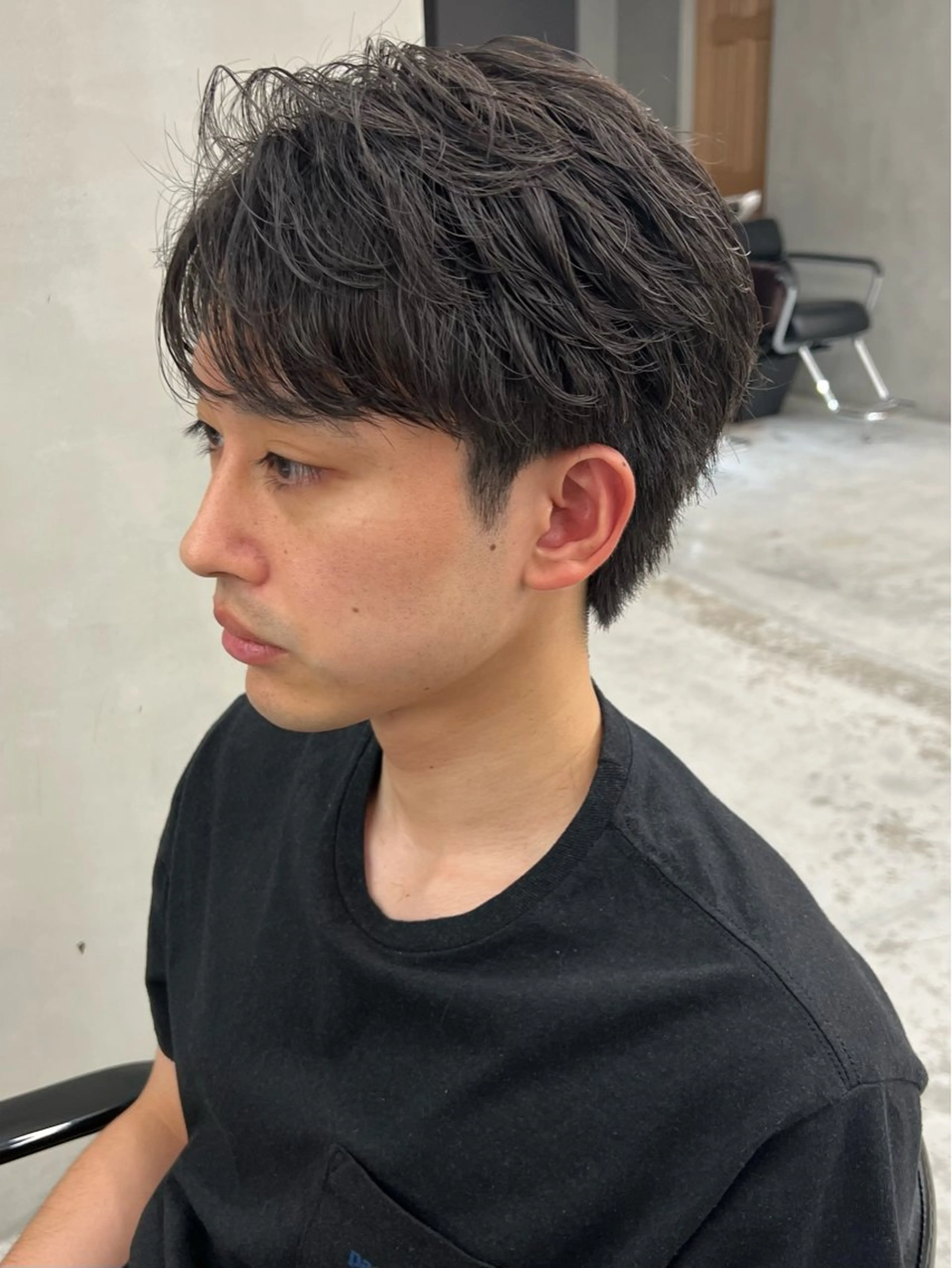 ショート パーマ カット パーマ 上野⭐️メンズ特化 森田道成のヘアスタイル